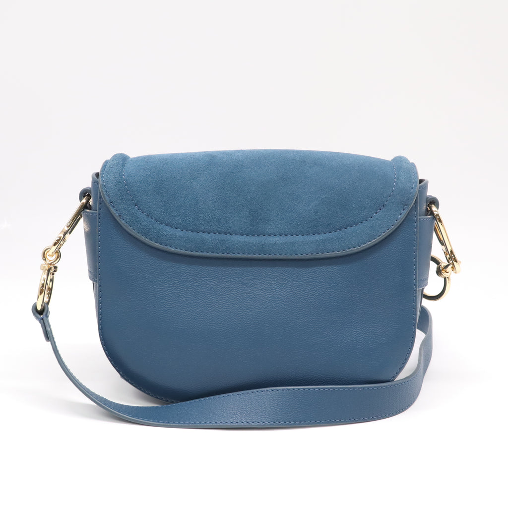 See by Chloé Mara Suede and Grained Leather Crossbody Bag B22961