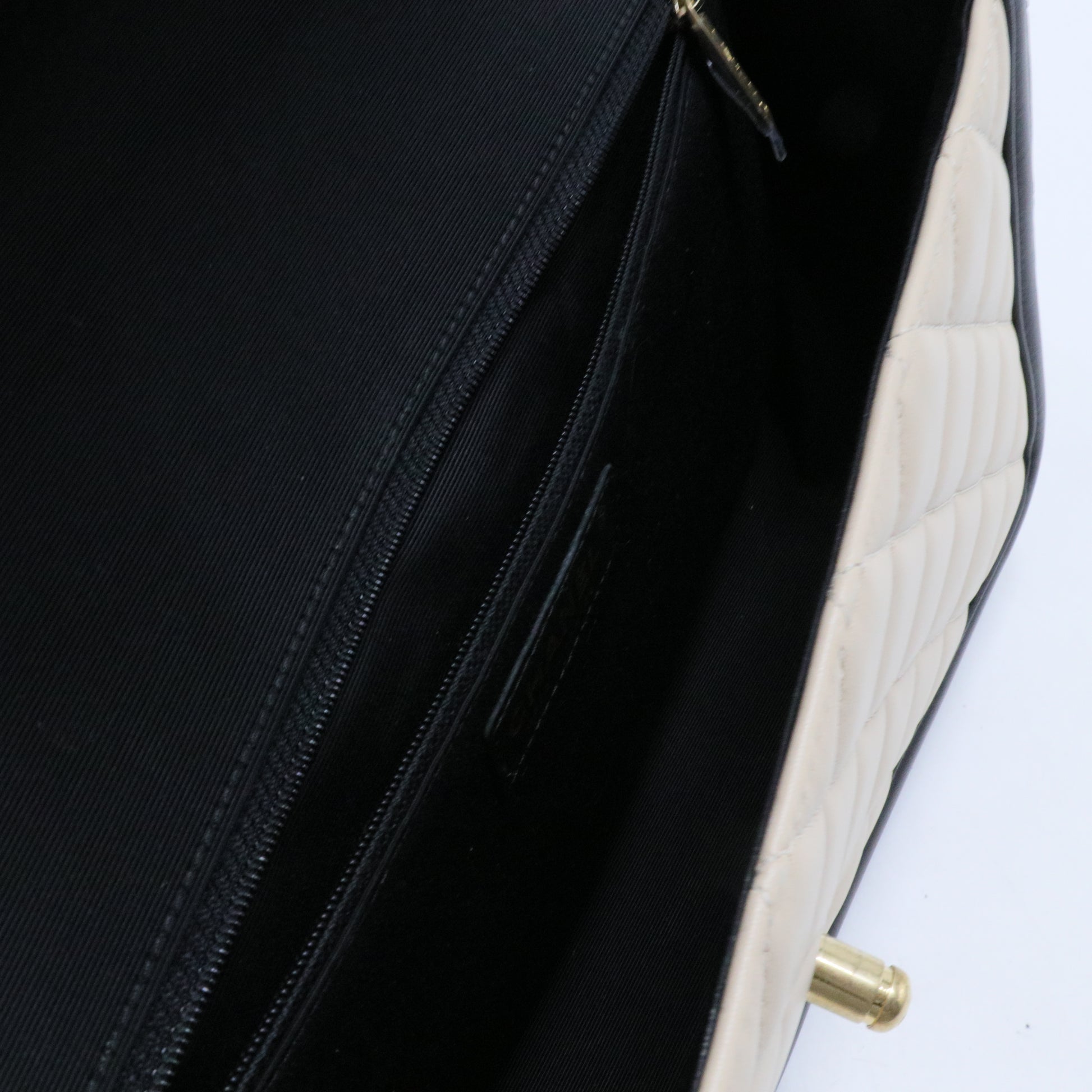 Lambskin Quilted Large Elegant CC Flap