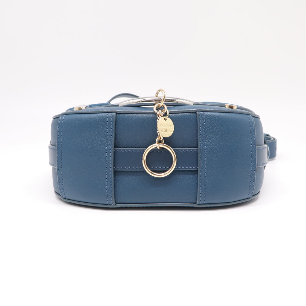 See by Chloé Mara Suede and Grained Leather Crossbody Bag B22961