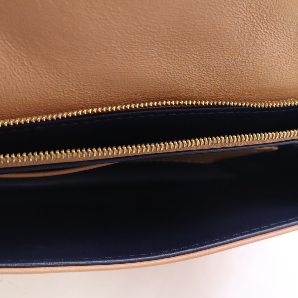 Lambskin Embossed Monogram Pochette Coussin Camel B24552