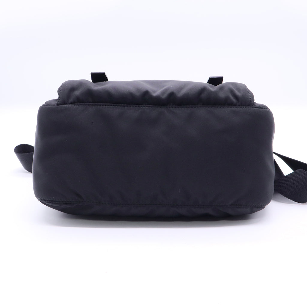 Tessuto Nylon Saffiano Double Buckle Messenger Shoulder Bag  Twins LDJ3309