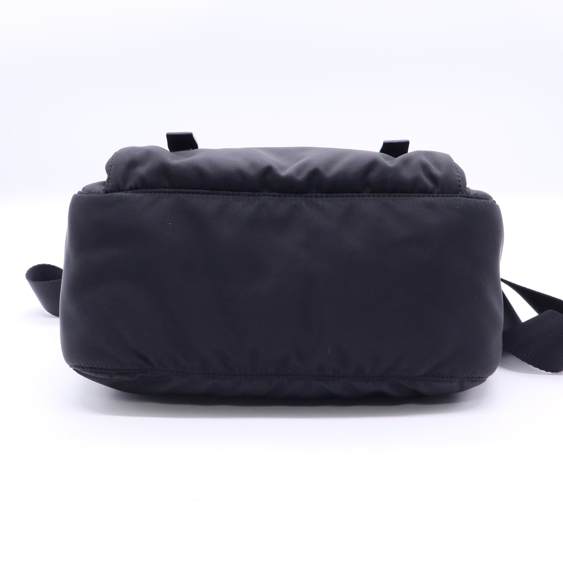 Tessuto Nylon Saffiano Double Buckle Messenger Shoulder Bag  Twins LDJ3309