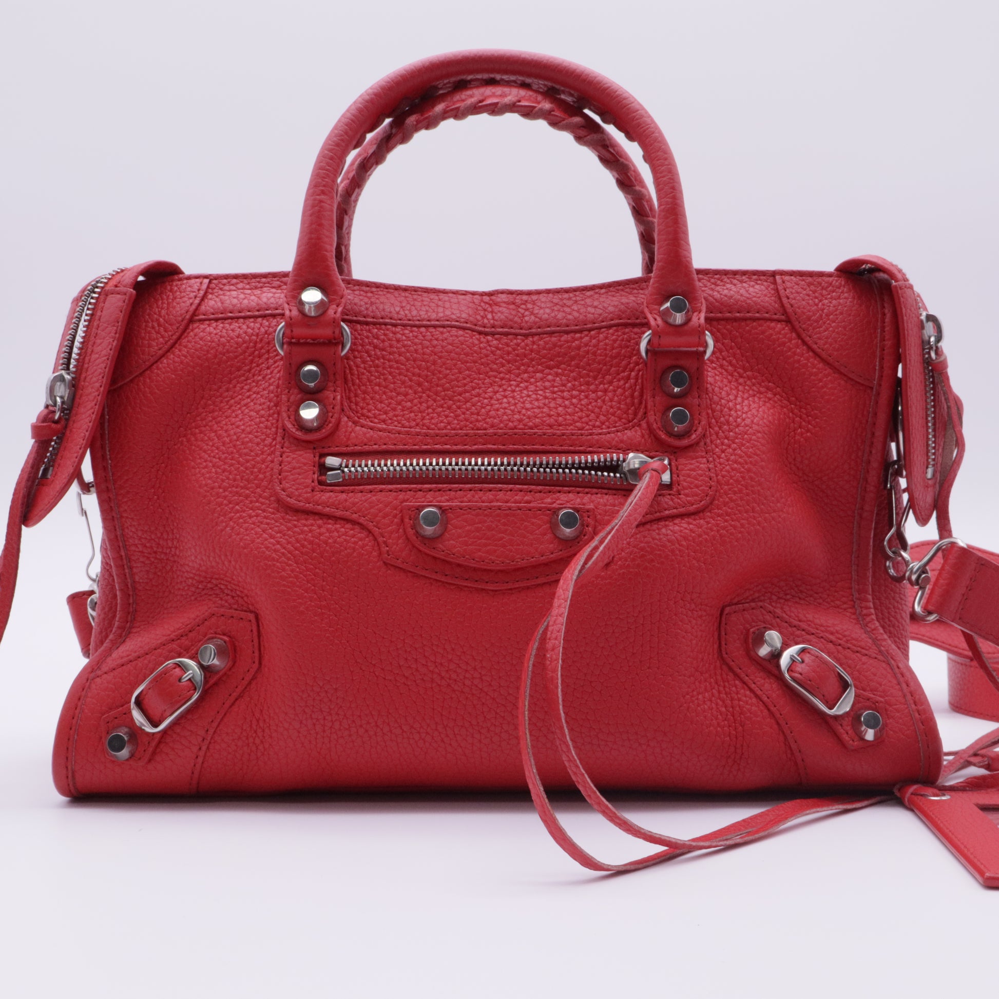 Vibrato Calfskin Classic Silver Hardware S City Rouge Cerise twins