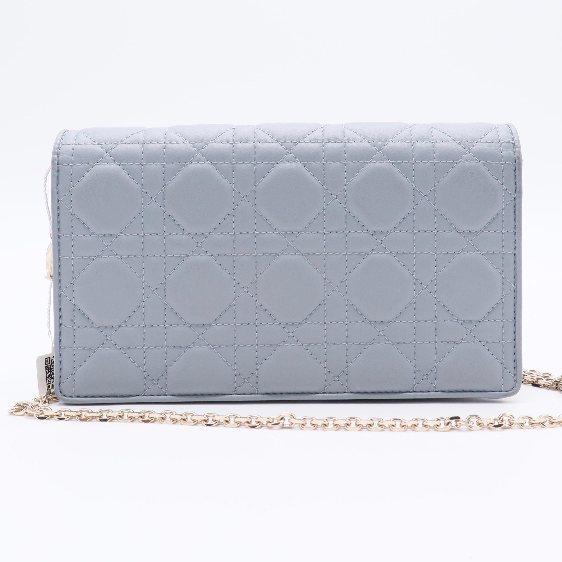 Lady Dior Wallet on Chain Pouch Cannage Quilt Lambskin Twins LDJ2513