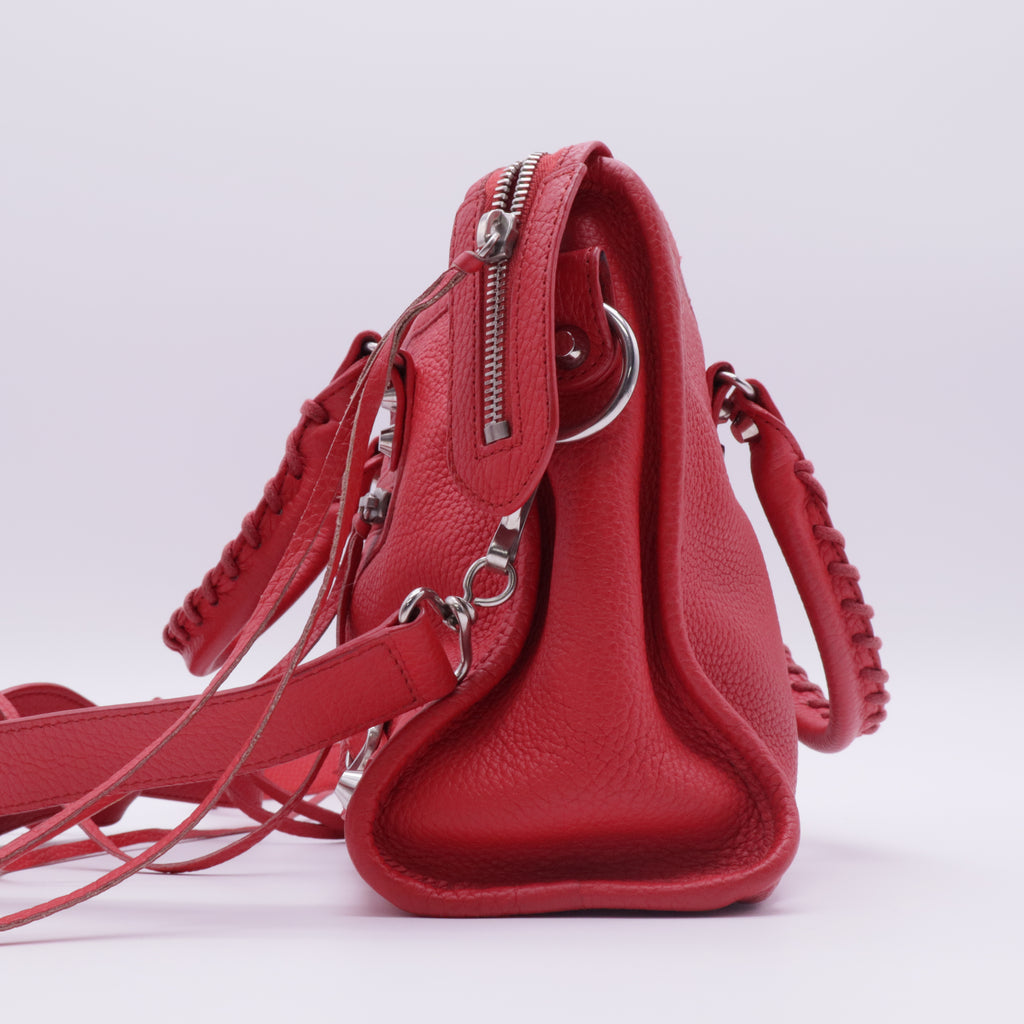 Vibrato Calfskin Classic Silver Hardware S City Rouge Cerise twins