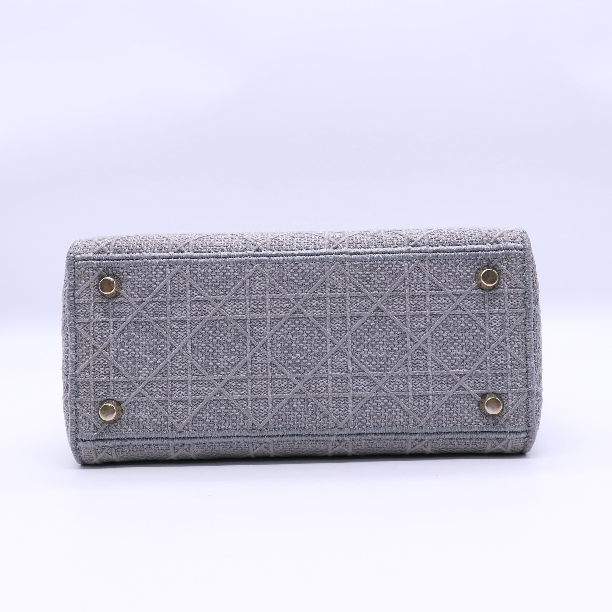 Dior Lady D-Lite Bag Cannage Embroidered Canvas Medium Special Edition Twins LDJ3219