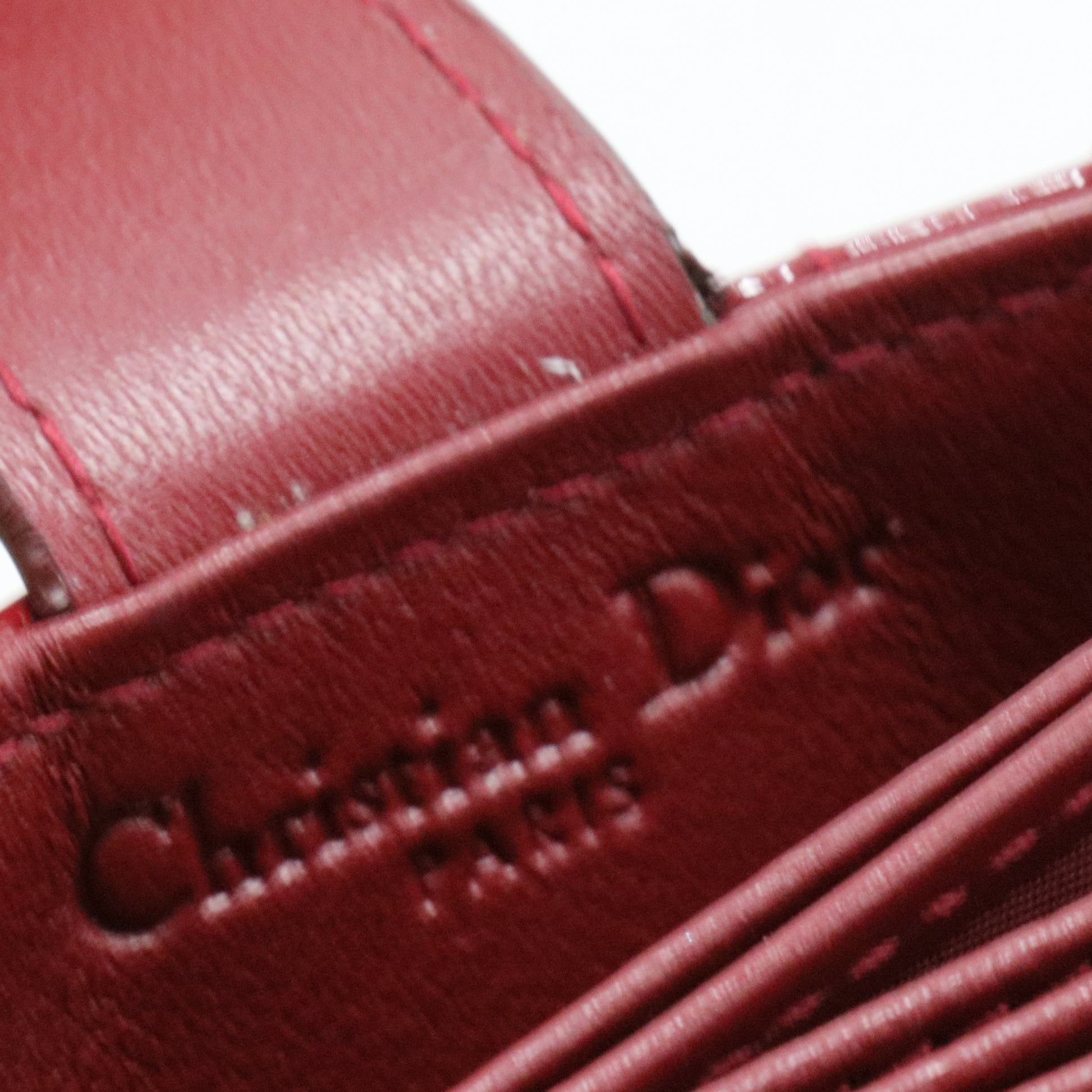 Lady Dior 5-Gusset Card Holder Cannage Stitch Patent