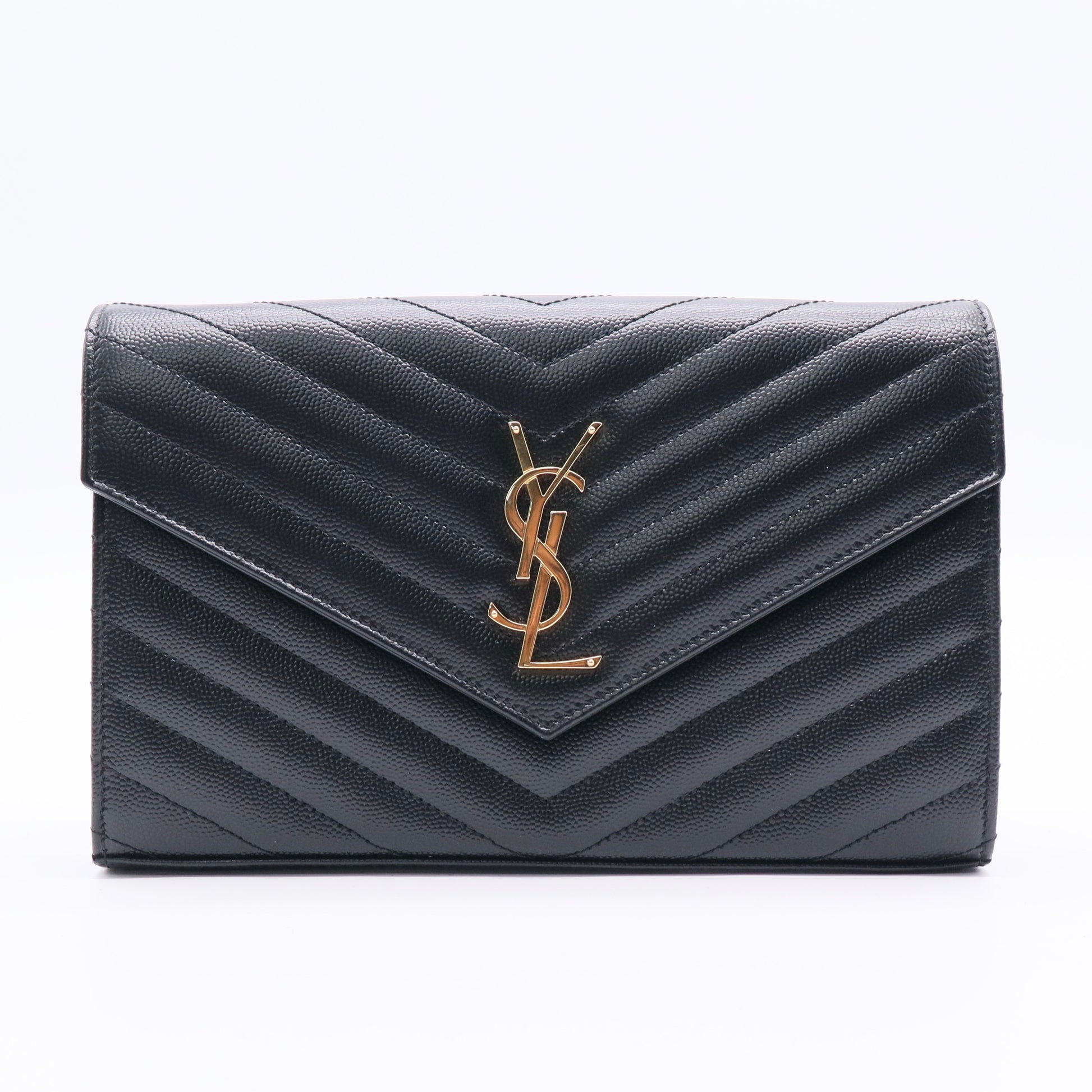 Cassandre Matelassé Leather Wallet On Chain Twins LDJ2504