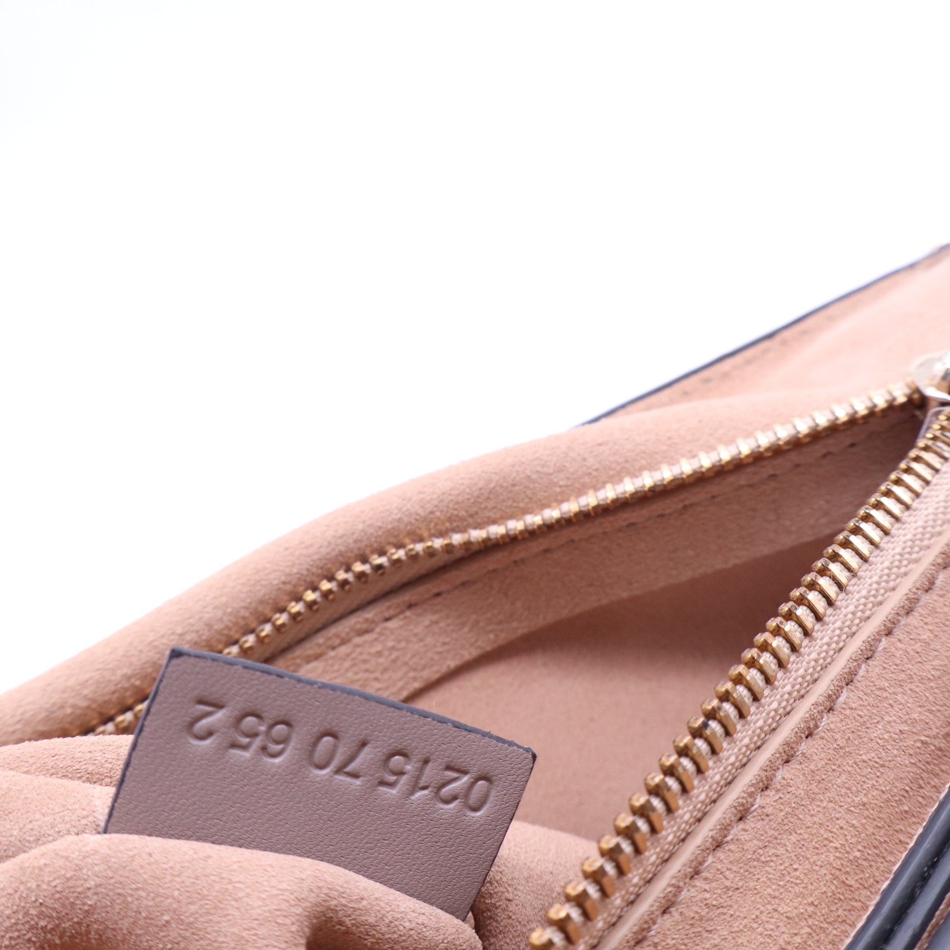 Calfskin Suede Medium Faye Shoulder Bag Motty Grey B21735