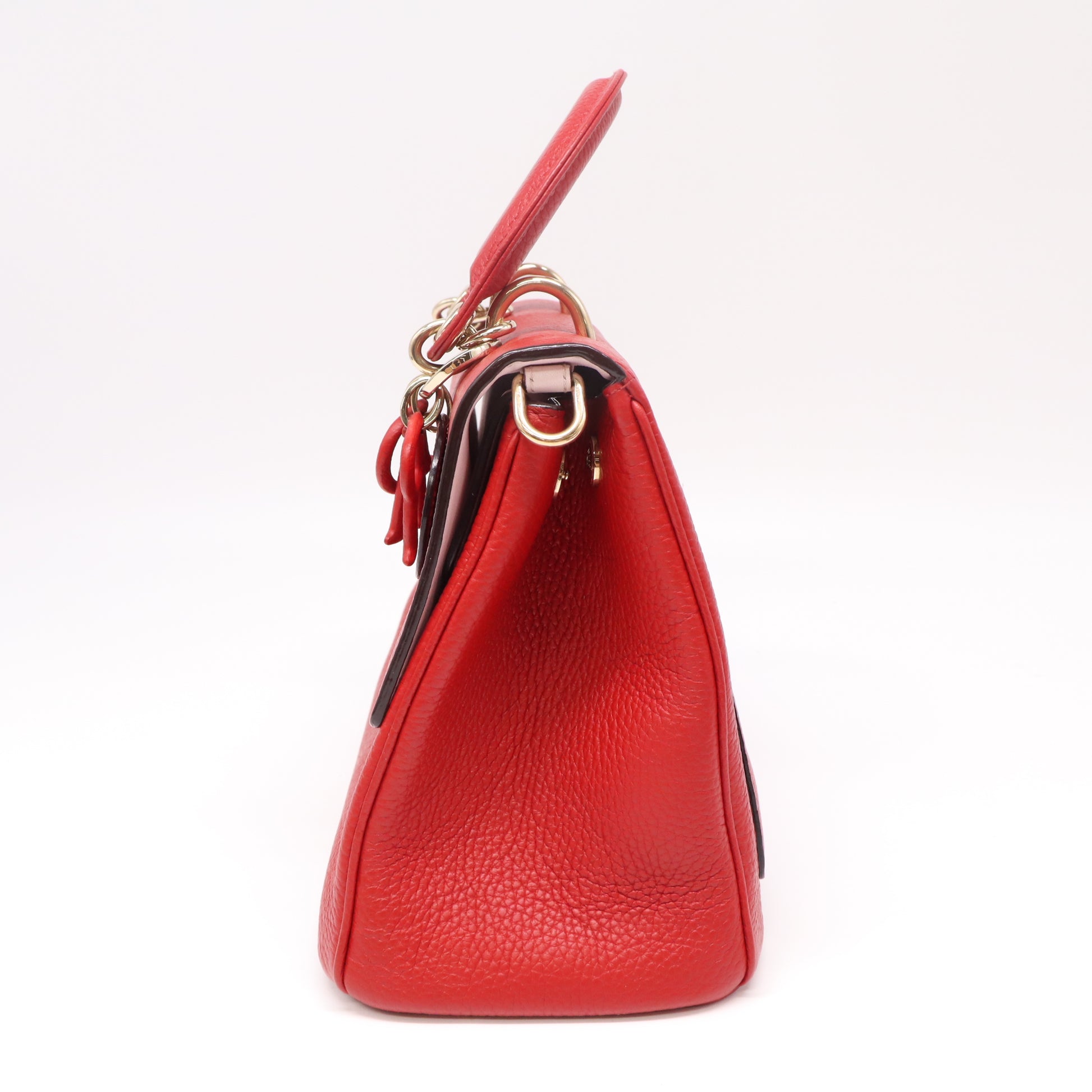 Leather Top Handle Bag