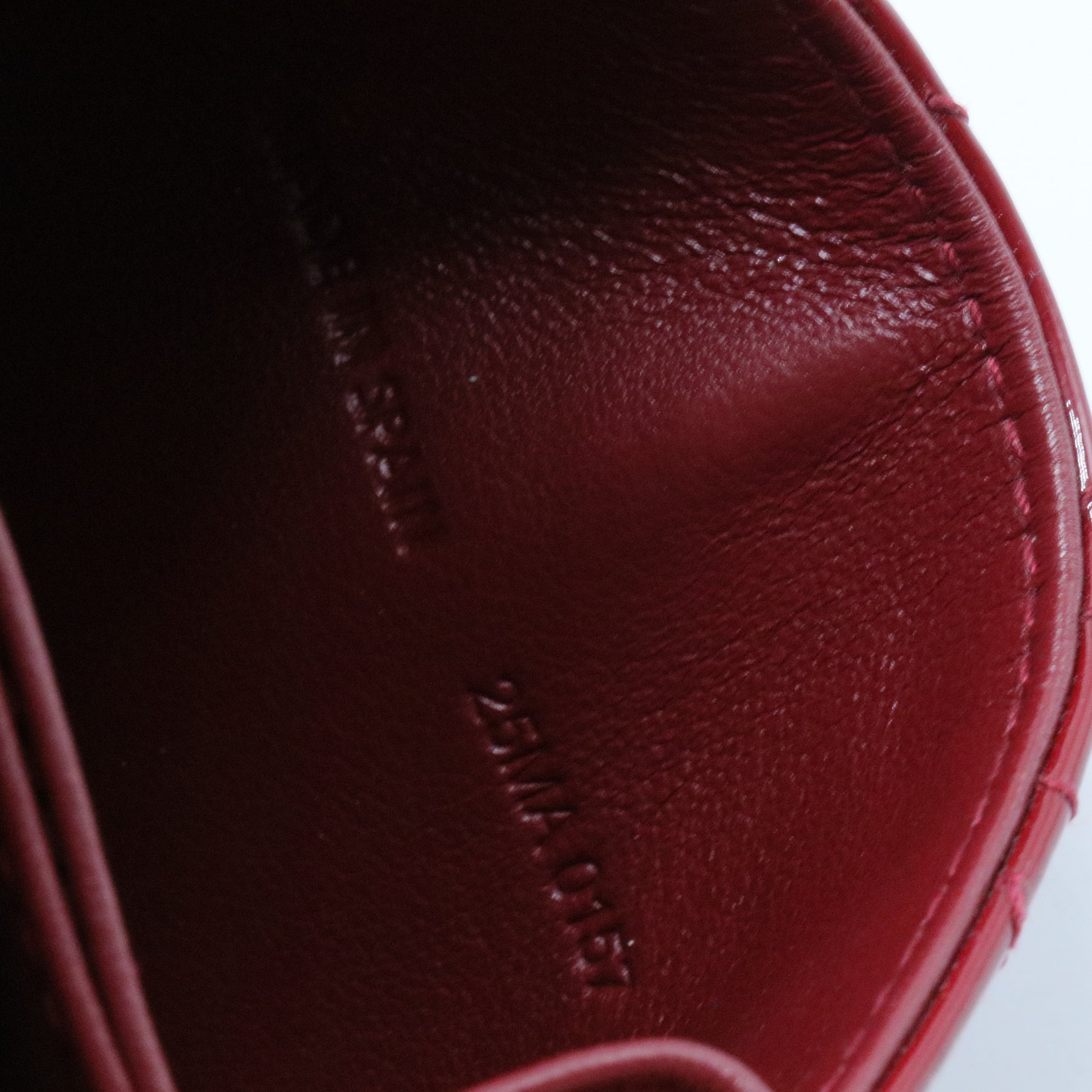 Lady Dior 5-Gusset Card Holder Cannage Stitch Patent