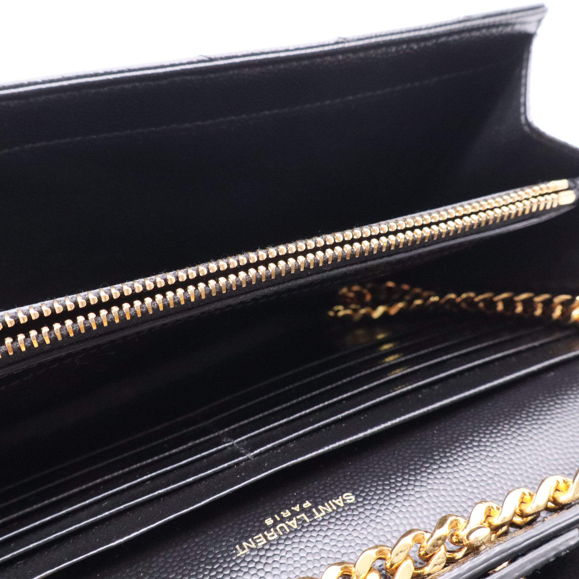 Cassandre Matelassé Leather Wallet On Chain Twins LDJ2504