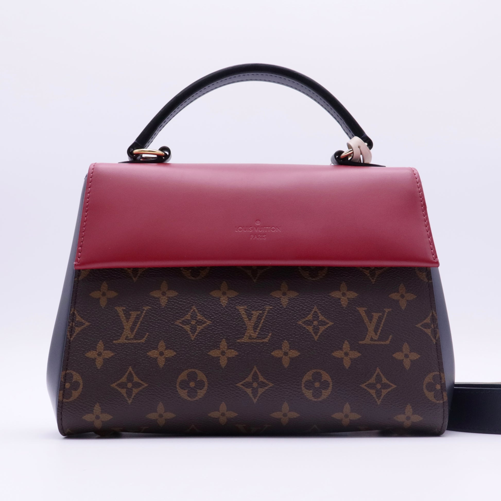 Monogram Calfskin Cluny BB Red twins