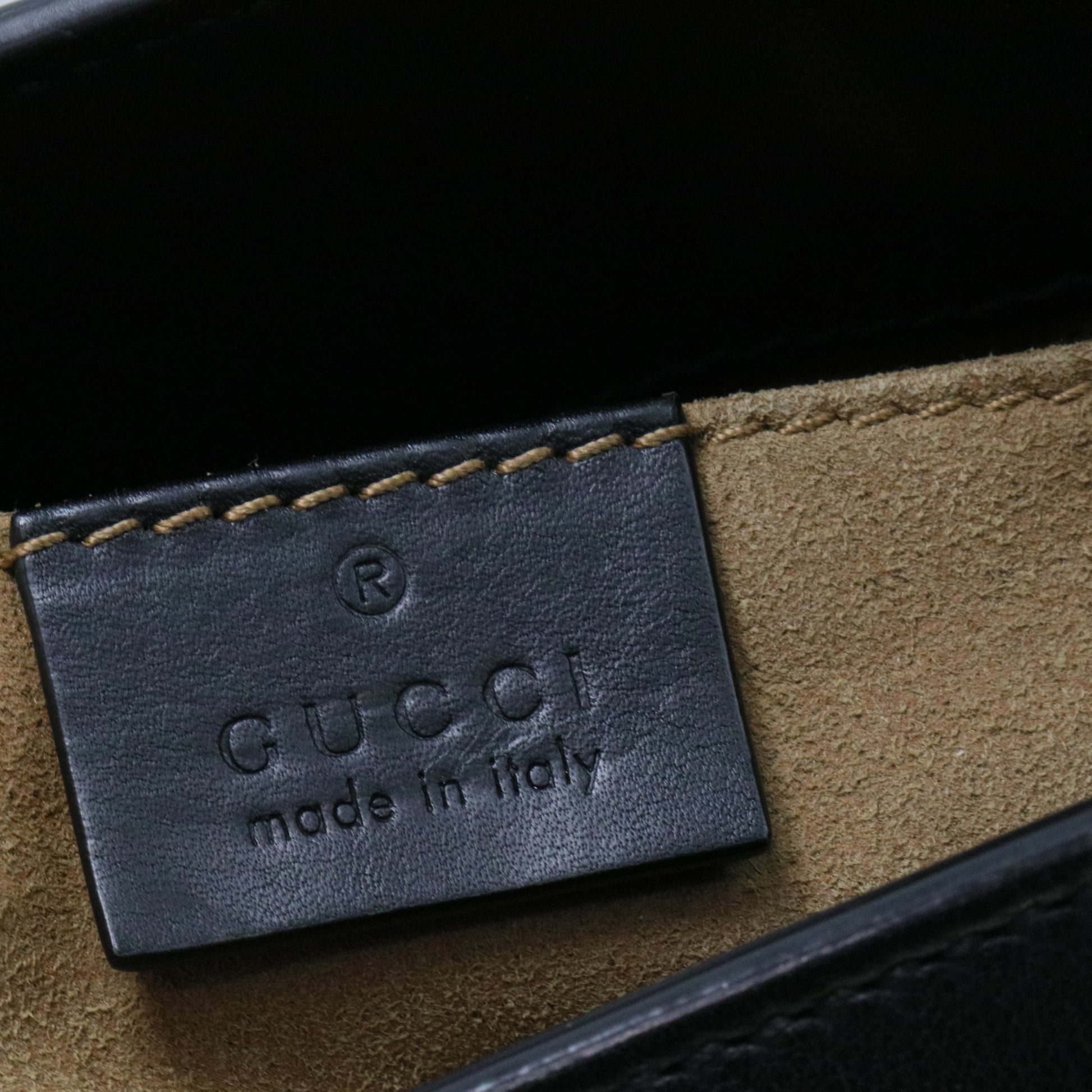 Padlock Chain Tote GG Coated Canvas Small