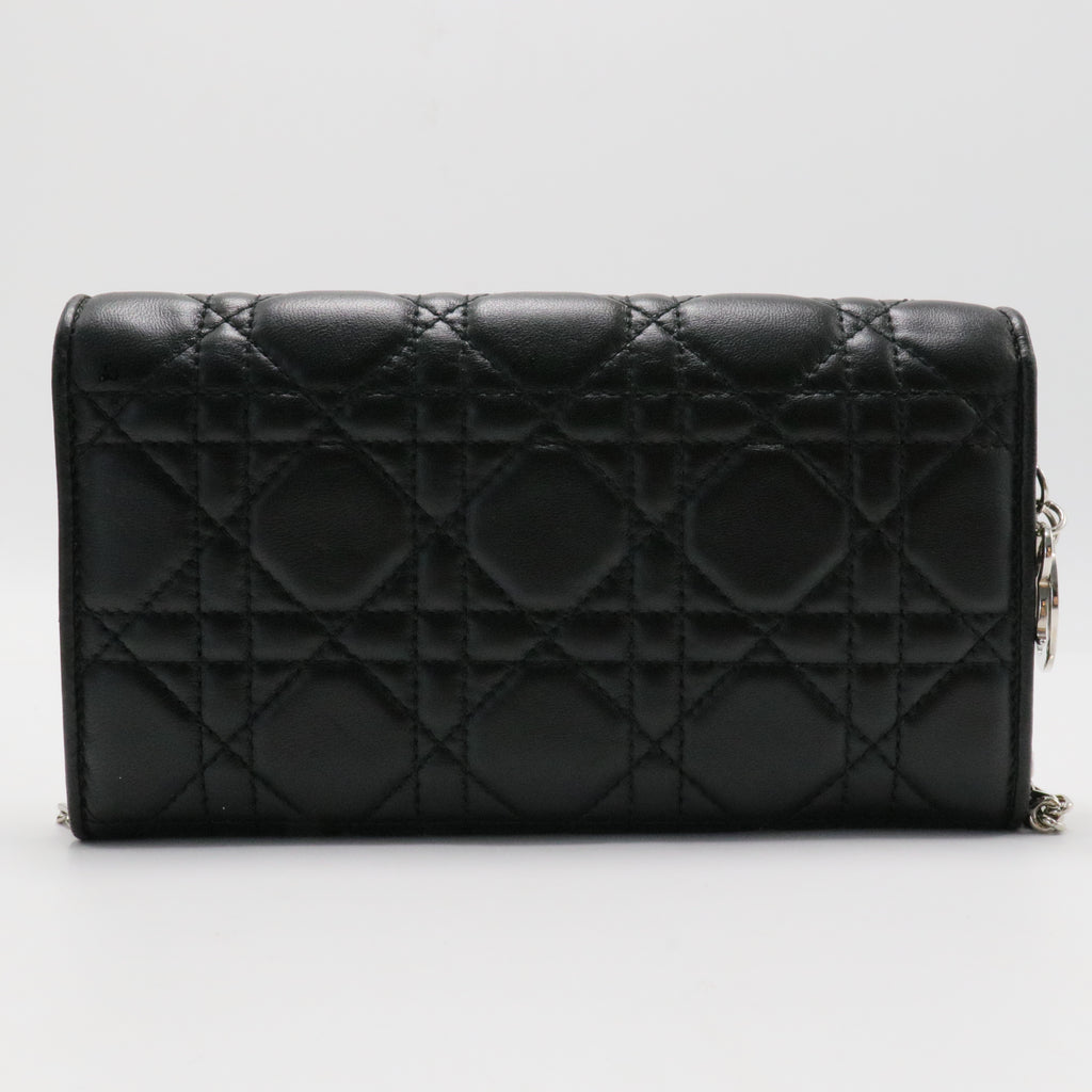 Lady Dior Croisiere Chain Wallet Cannage Quilt Lambskin