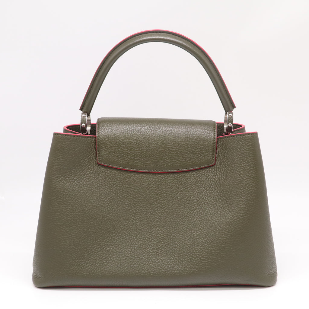 Capucines Khaki Leather