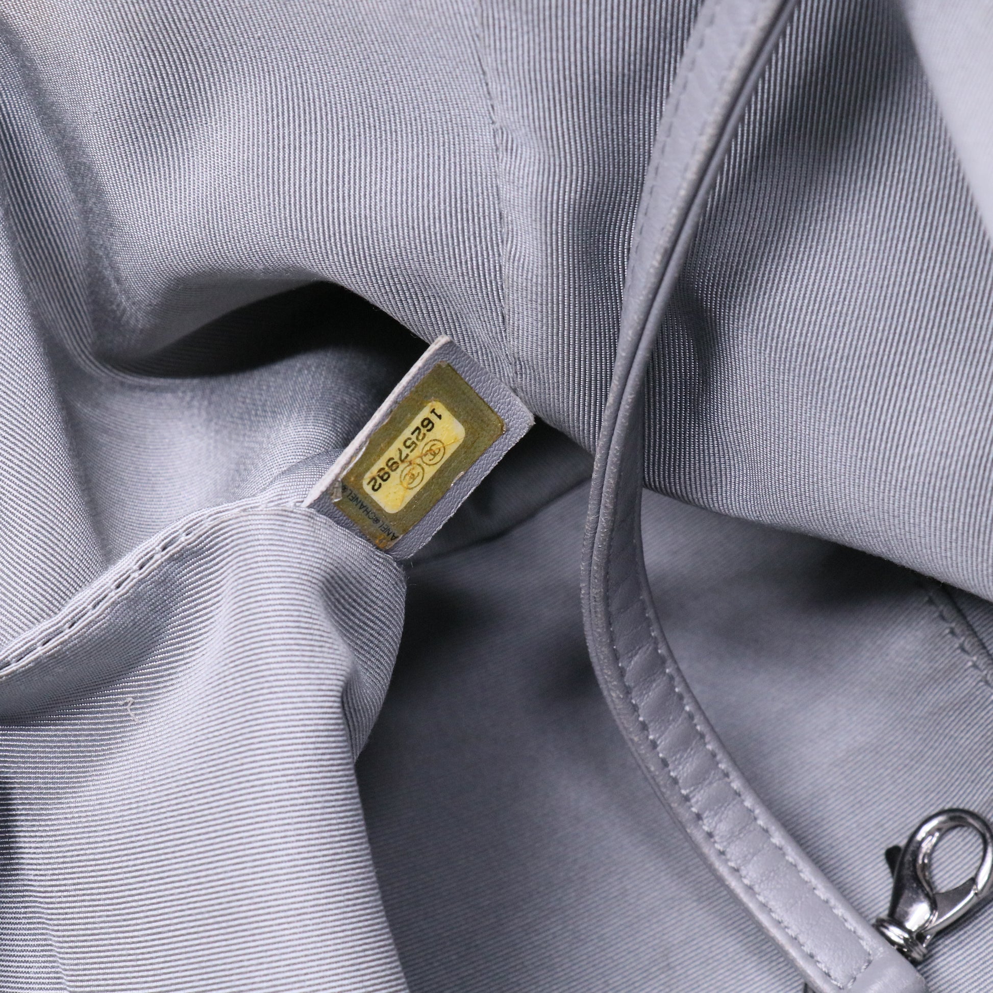 Chanel Lambskin Coco Open Tote Blue Bag Twins LDJ3218