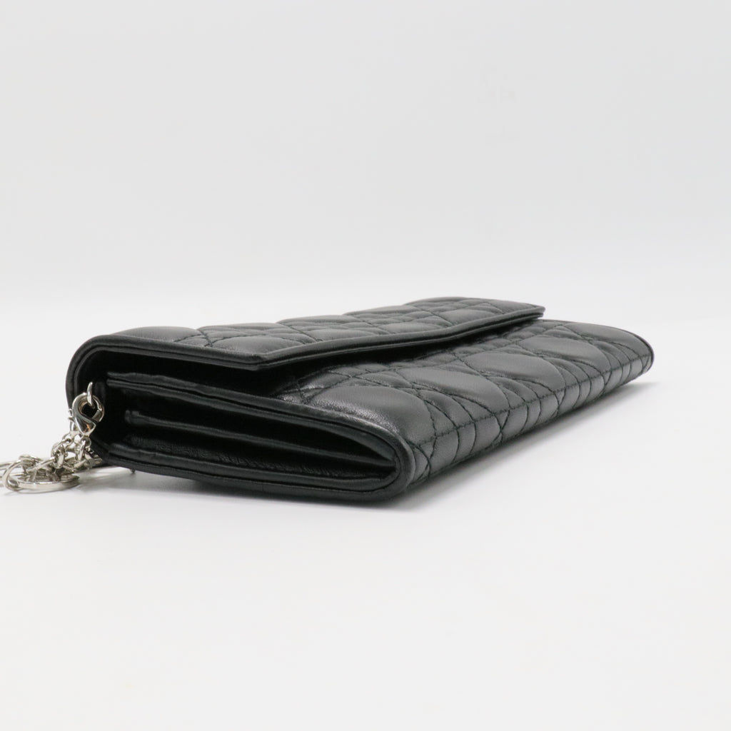 Lady Dior Croisiere Chain Wallet Cannage Quilt Lambskin