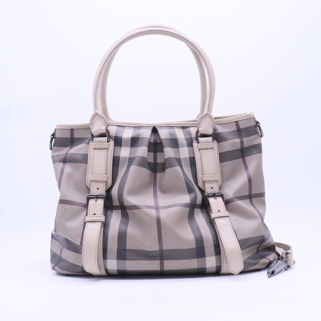 Smoked Check Small Northfield Tote Trench B21235