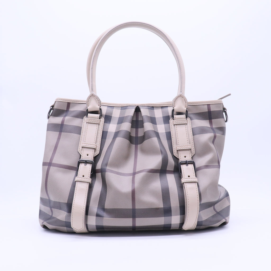 Smoked Check Small Northfield Tote Trench B21235