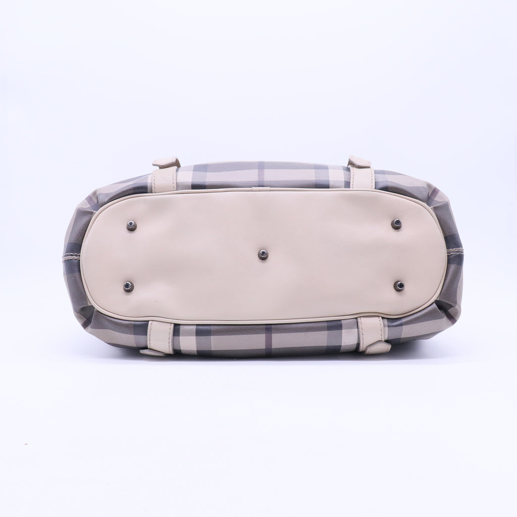 Smoked Check Small Northfield Tote Trench B21235