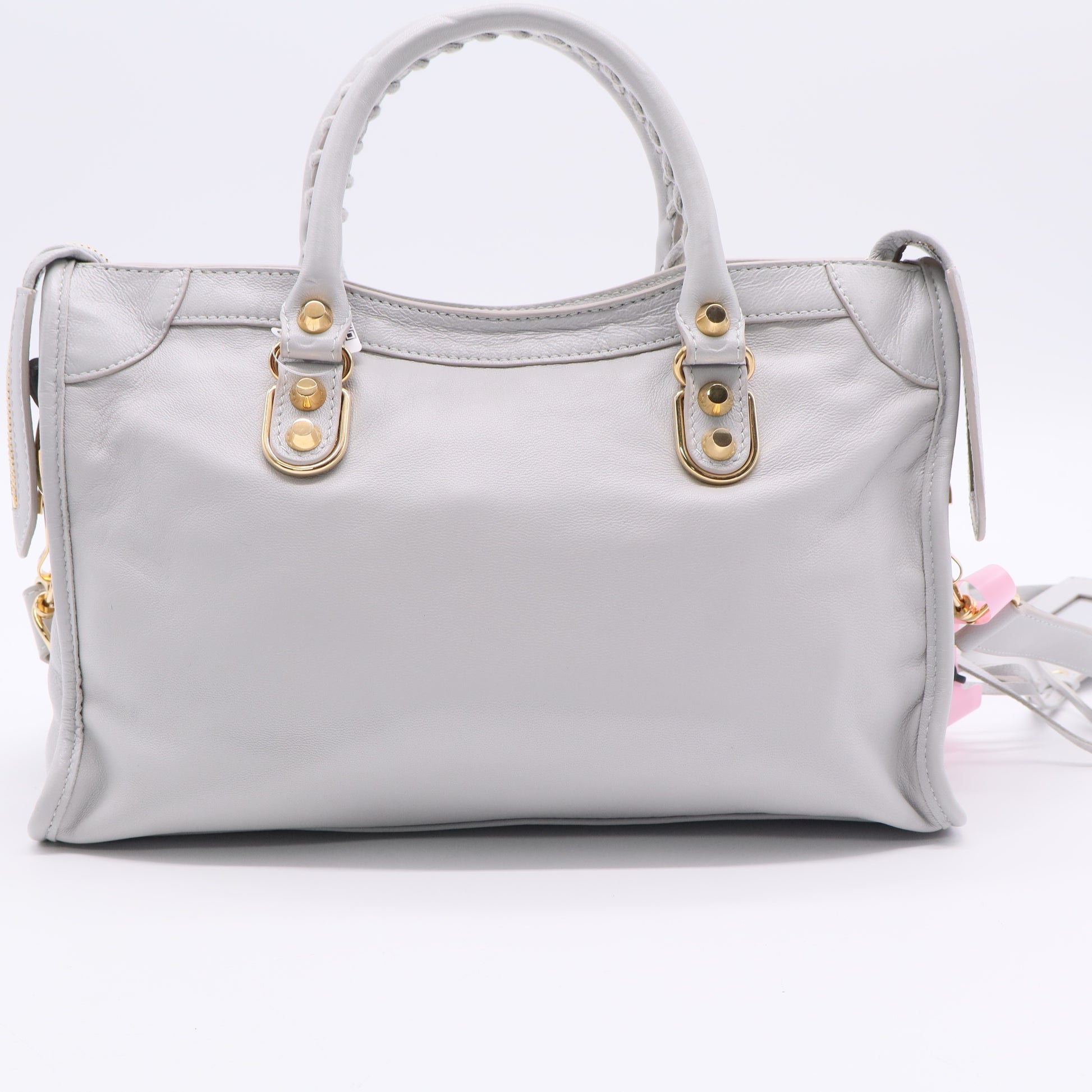 Special Gold Edition's Le City Bag Mini in Optic White Twins LDJ2509