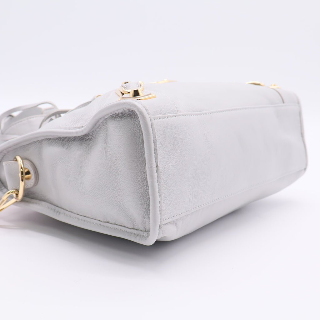 Special Gold Edition's Le City Bag Mini in Optic White Twins LDJ2509