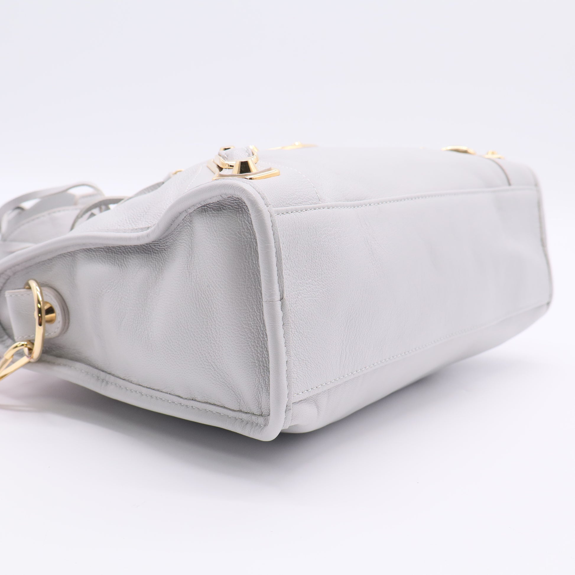 Special Gold Edition's Le City Bag Mini in Optic White Twins LDJ2509