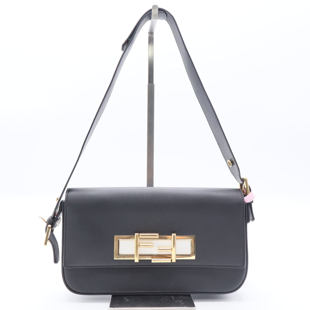 3Baguette Shoulder Bag Black Twins