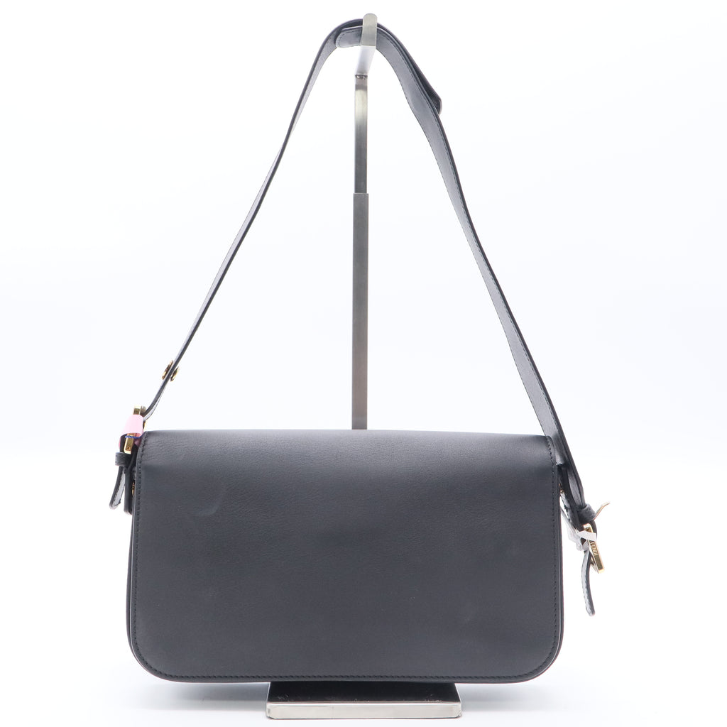 3Baguette Shoulder Bag Black Twins