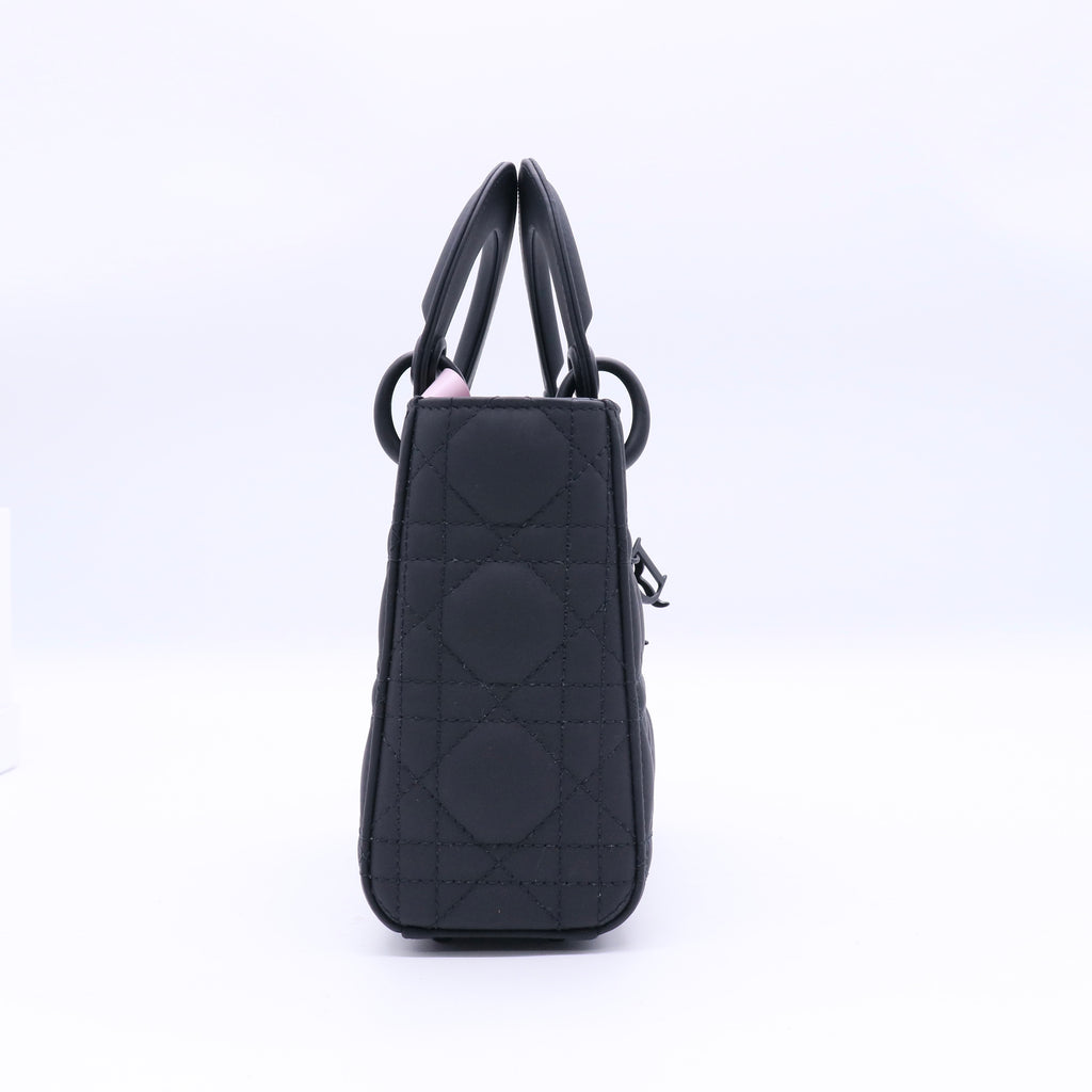 Ultra Matte Lady Dior Chain Bag Cannage Quilt Calfskin Mini Twins LDJ3297