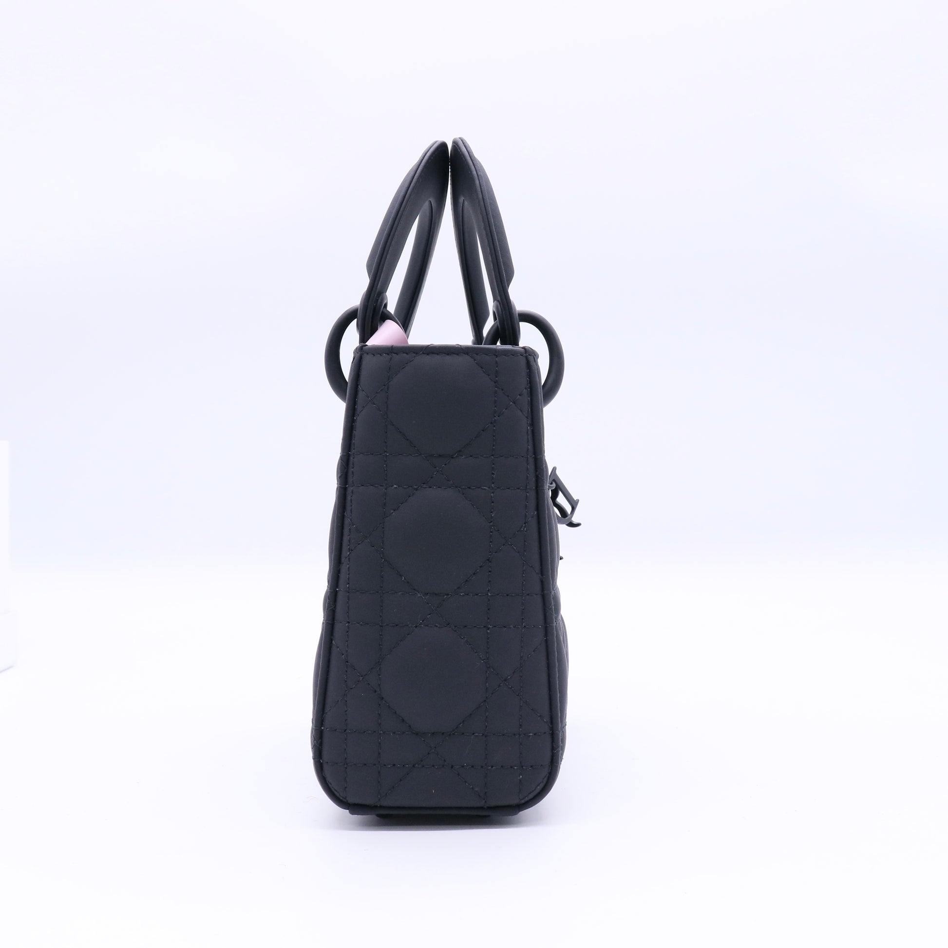 Ultra Matte Lady Dior Chain Bag Cannage Quilt Calfskin Mini Twins LDJ3297