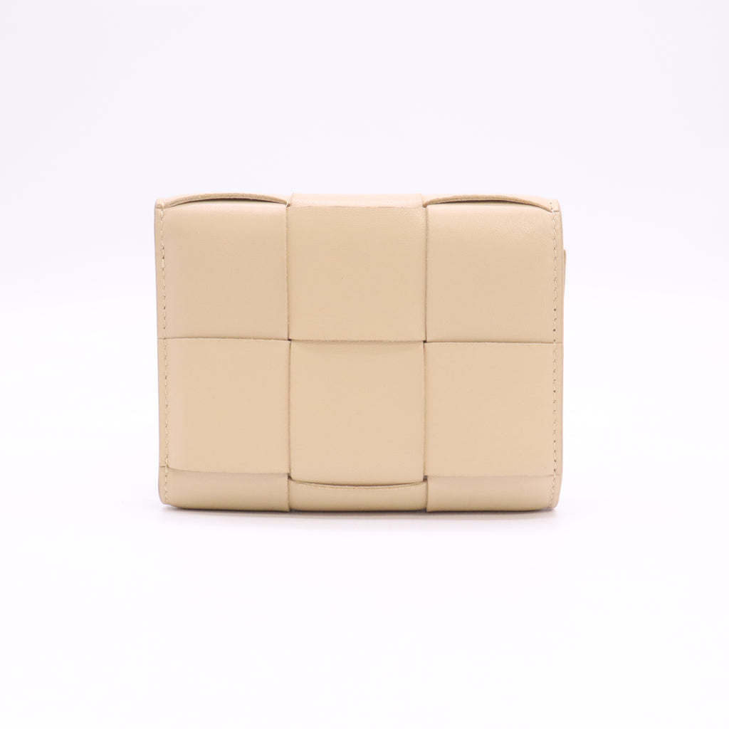 Bottega Veneta Cassette Tri-Fold Zip Wallet W23443