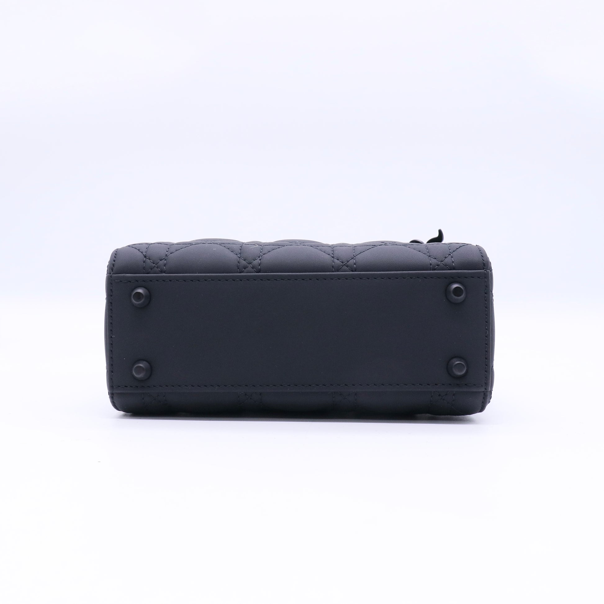 Ultra Matte Lady Dior Chain Bag Cannage Quilt Calfskin Mini Twins LDJ3297