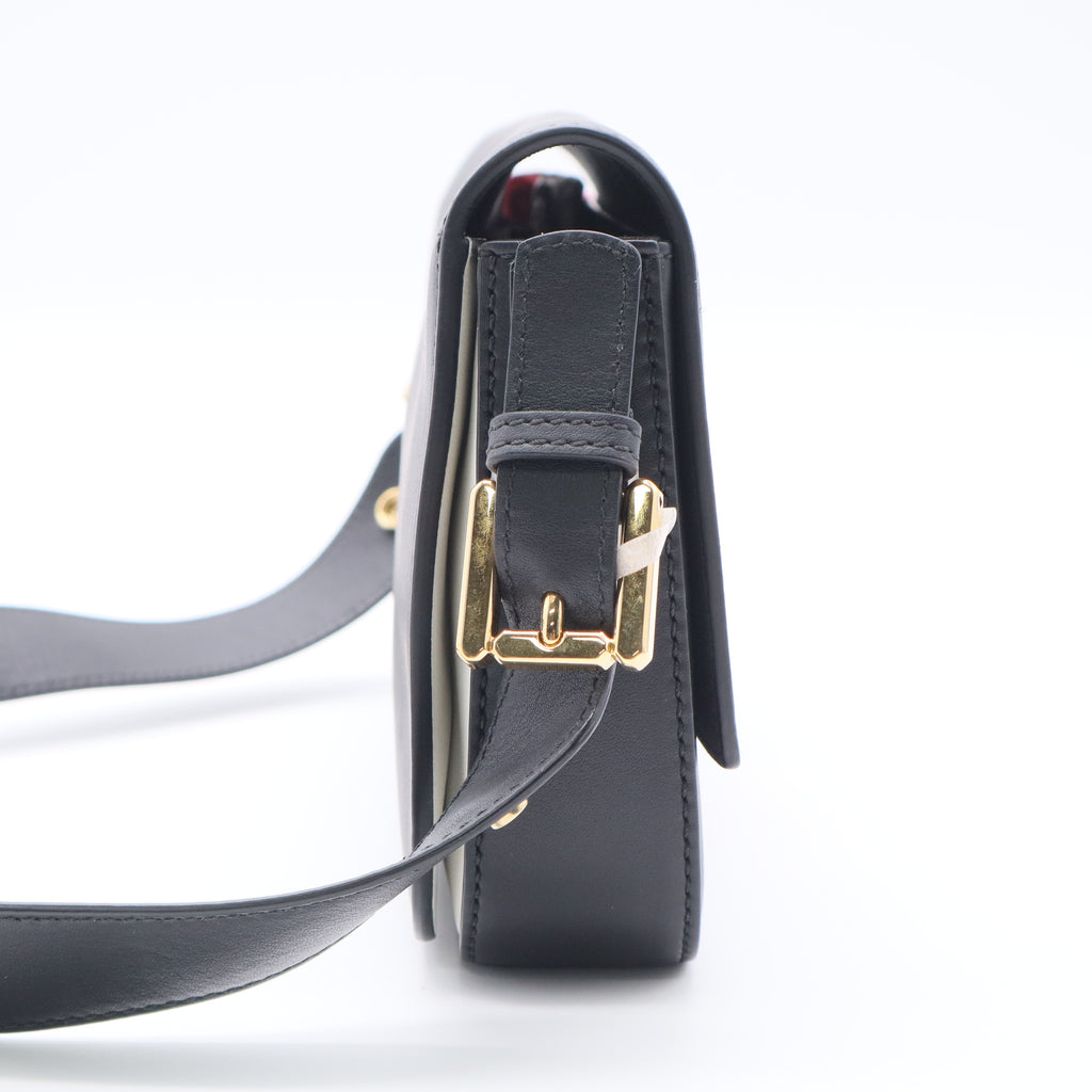 3Baguette Shoulder Bag Black Twins