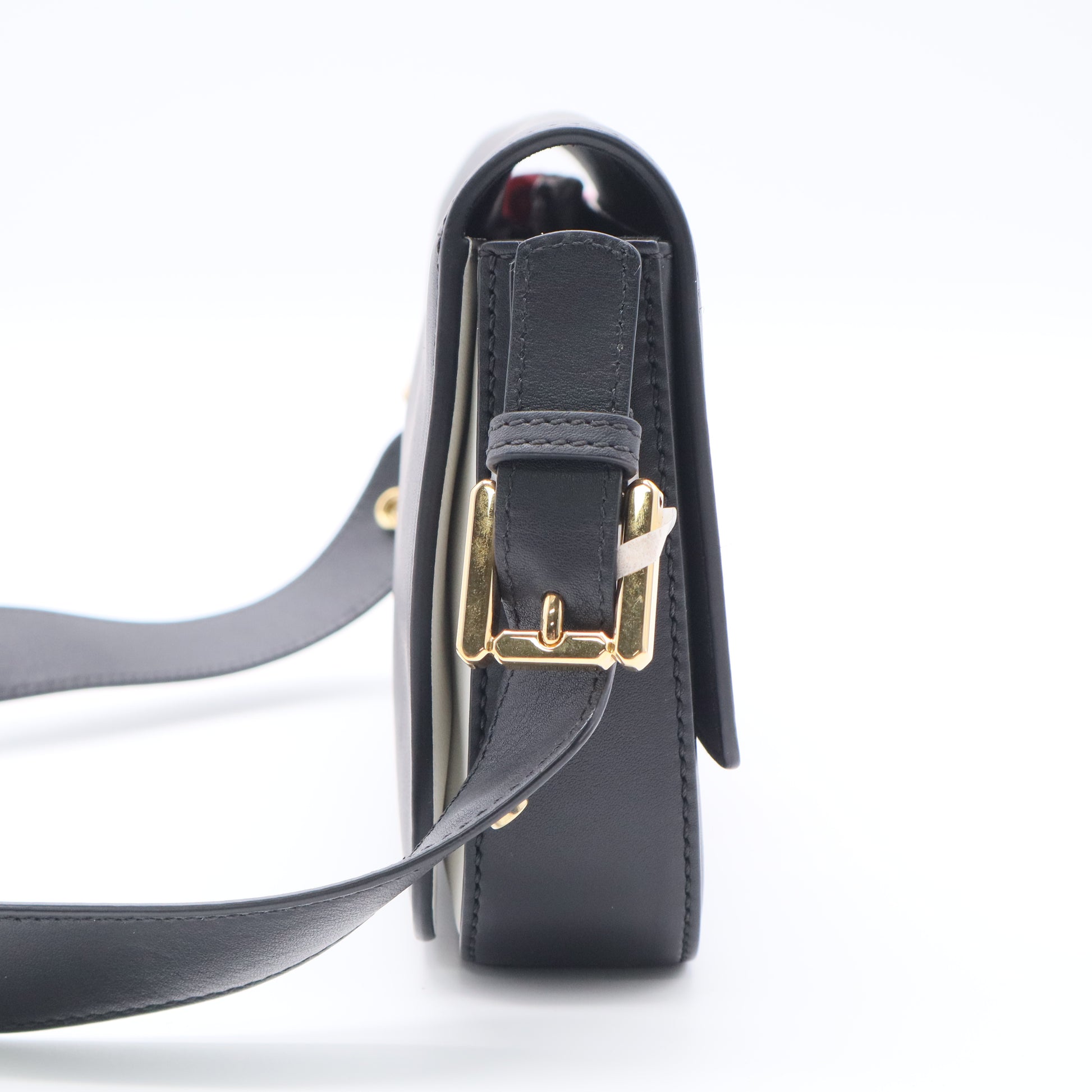 3Baguette Shoulder Bag Black Twins