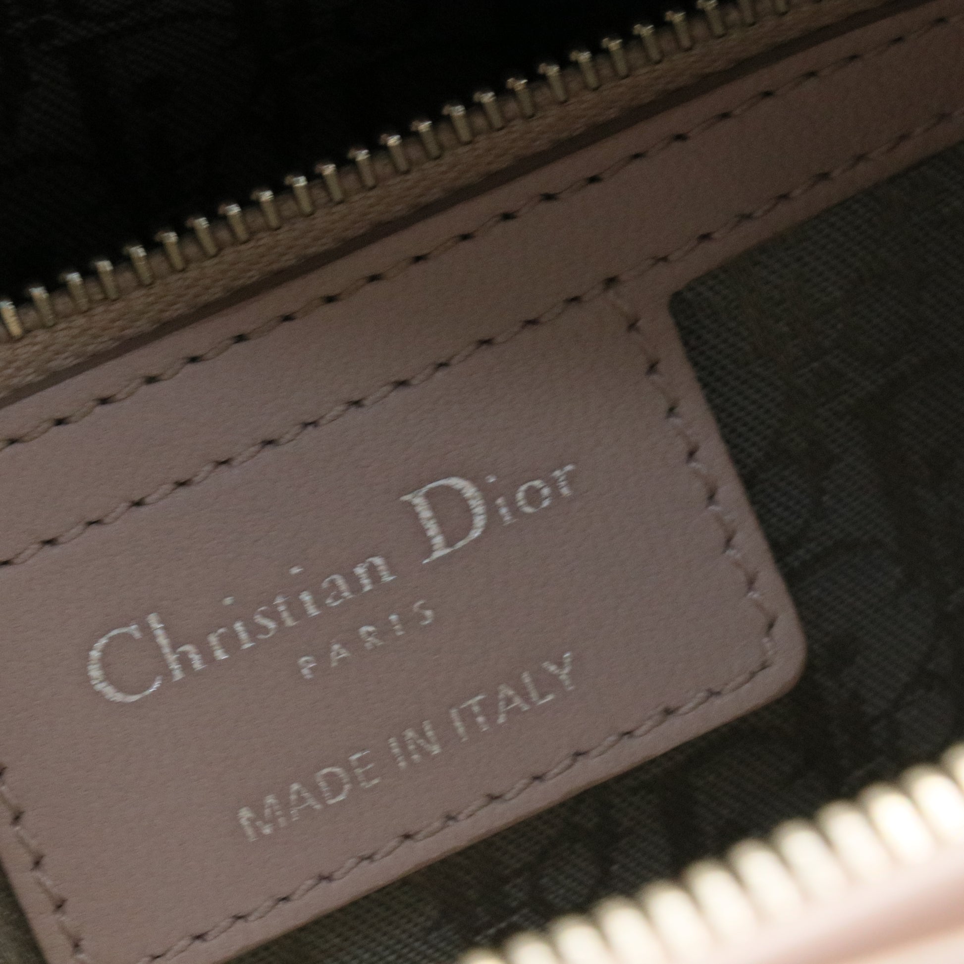 Lady Dior Large Handbag in Grey Cannage Leather