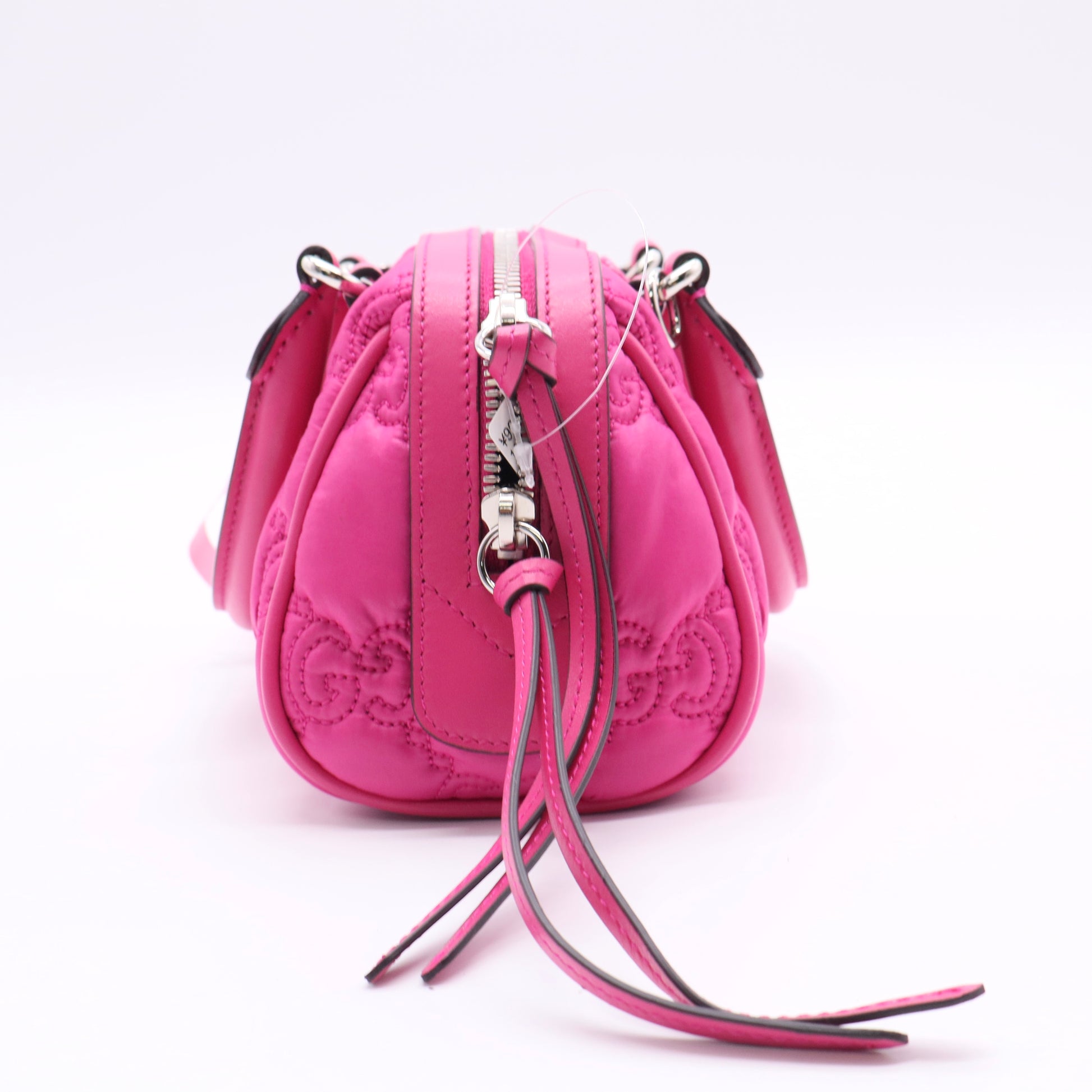 Gucci Gucci Jumbo GG Matelasse Nylon Mini Bowling Bag Twins LDJ2524