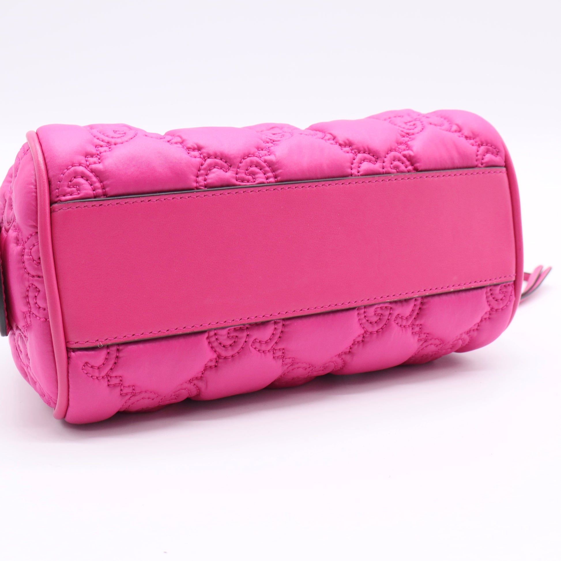 Gucci Gucci Jumbo GG Matelasse Nylon Mini Bowling Bag Twins LDJ2524