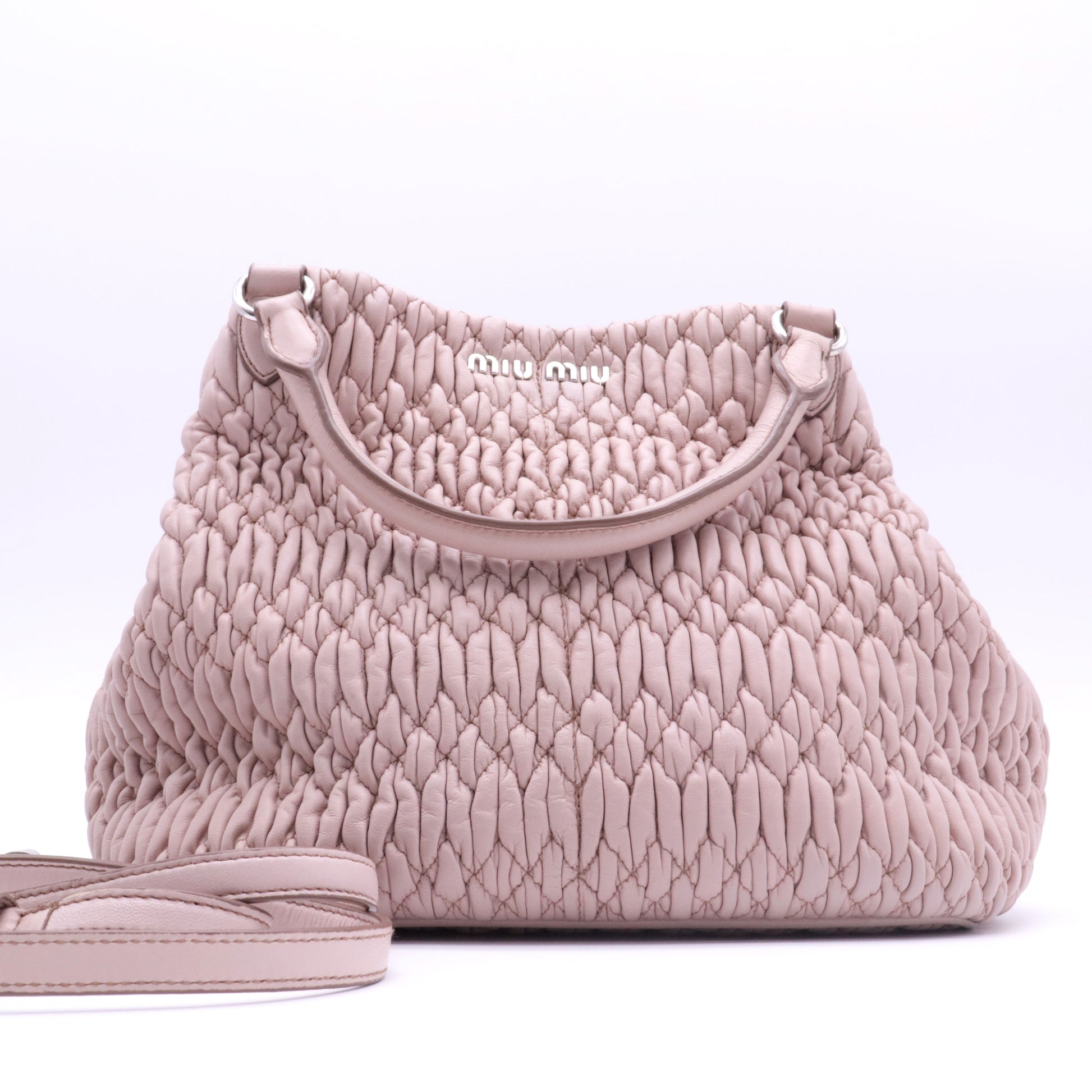 Lambskin Top Handle Bag