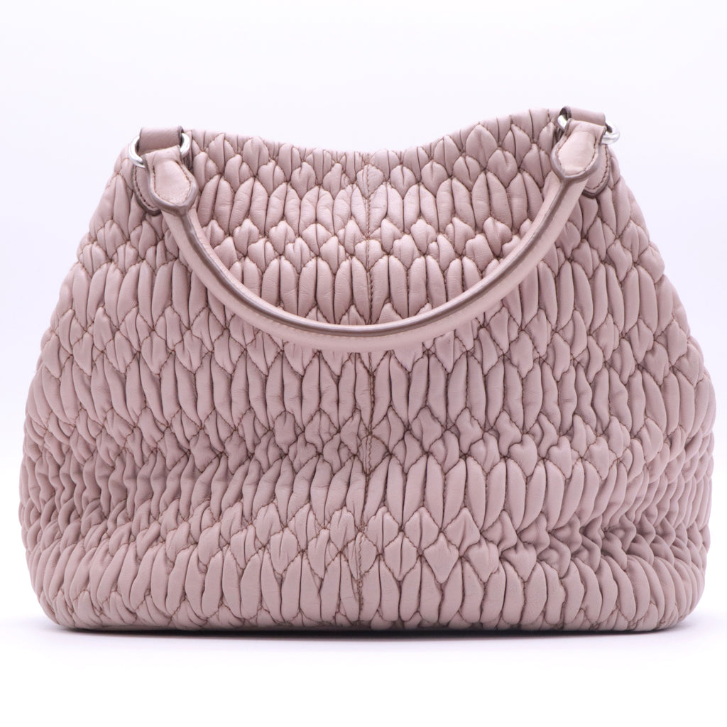 Lambskin Top Handle Bag