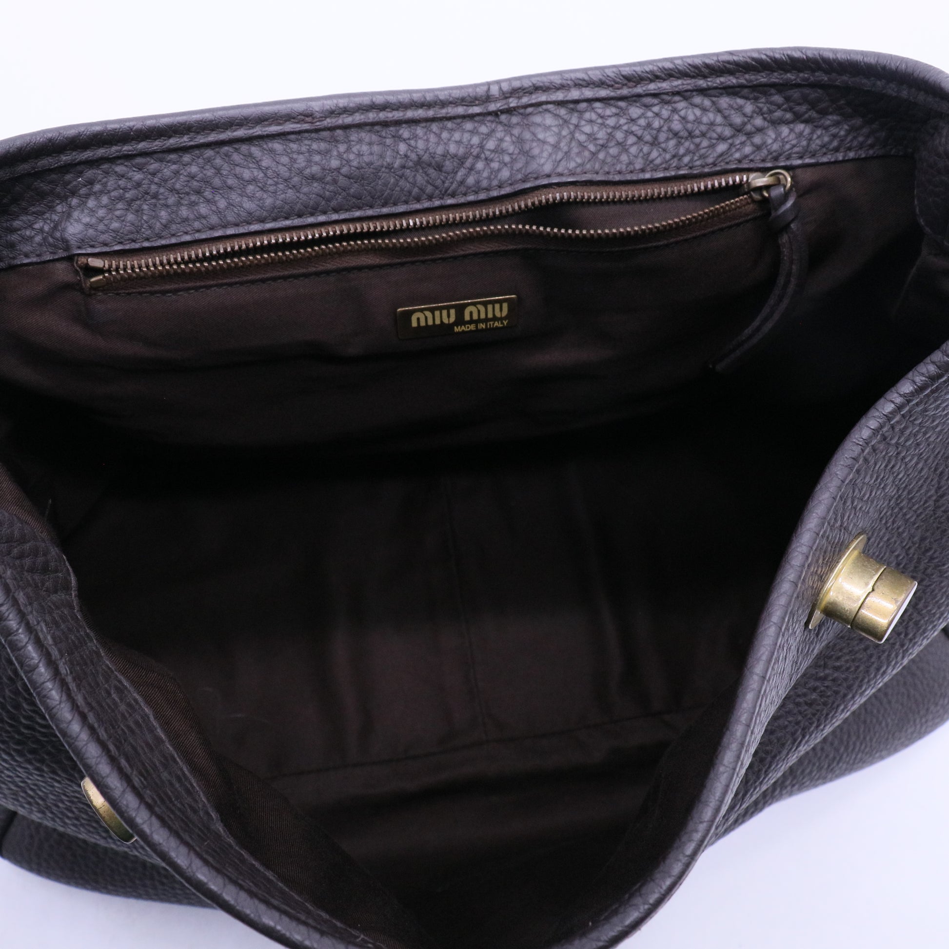 Rare Vintage MIU MIU Leather Handbag Shoulder Bag B21442
