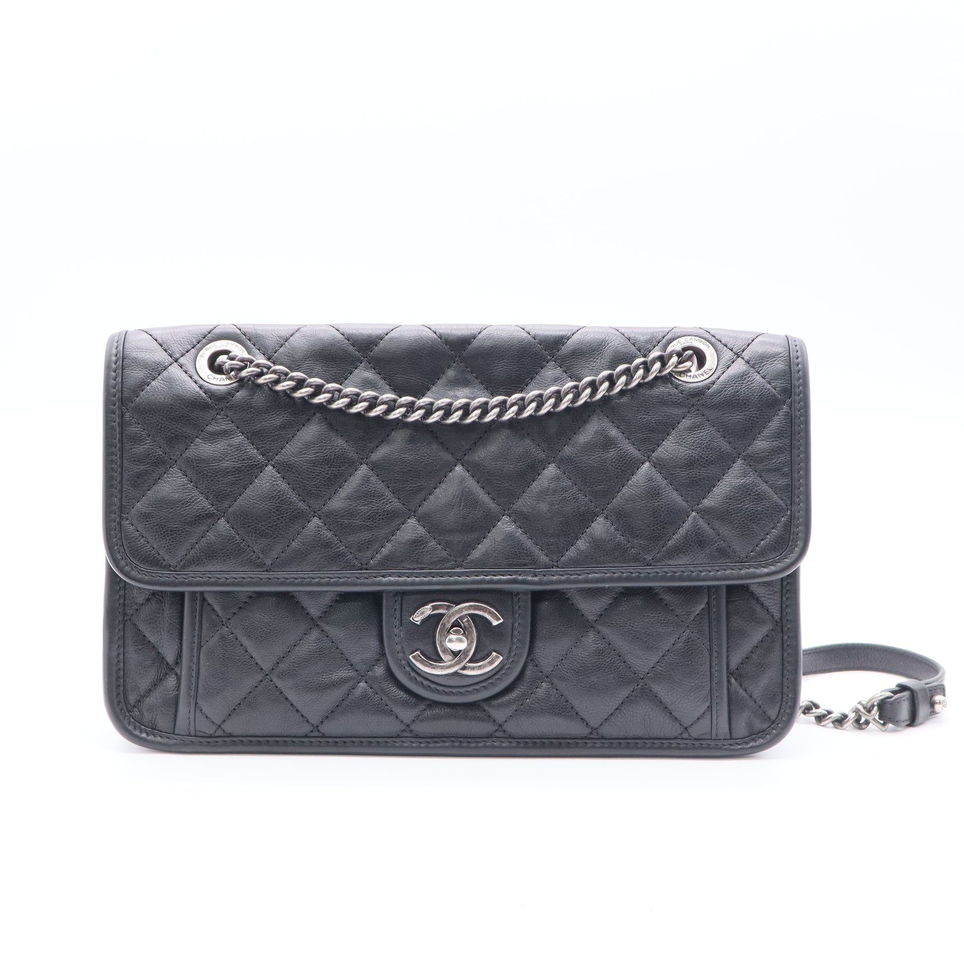 Caviar French Riviera Flap Black twins