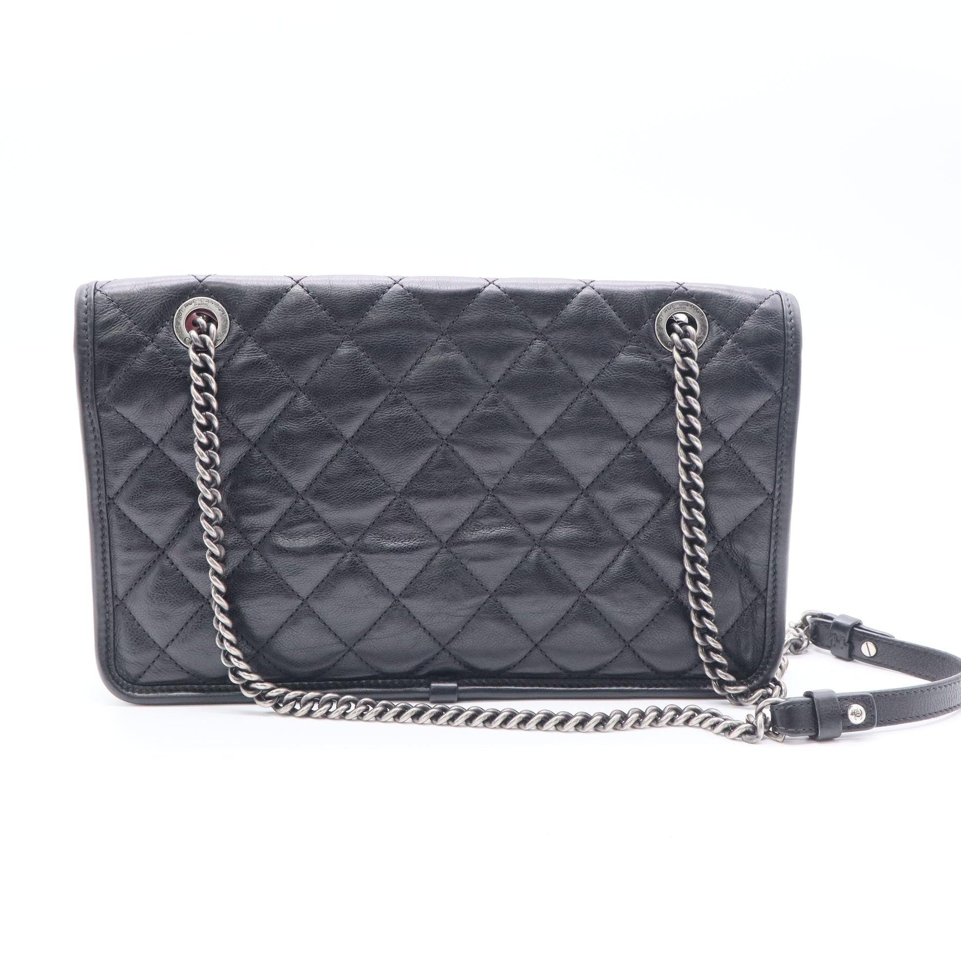 Caviar French Riviera Flap Black twins