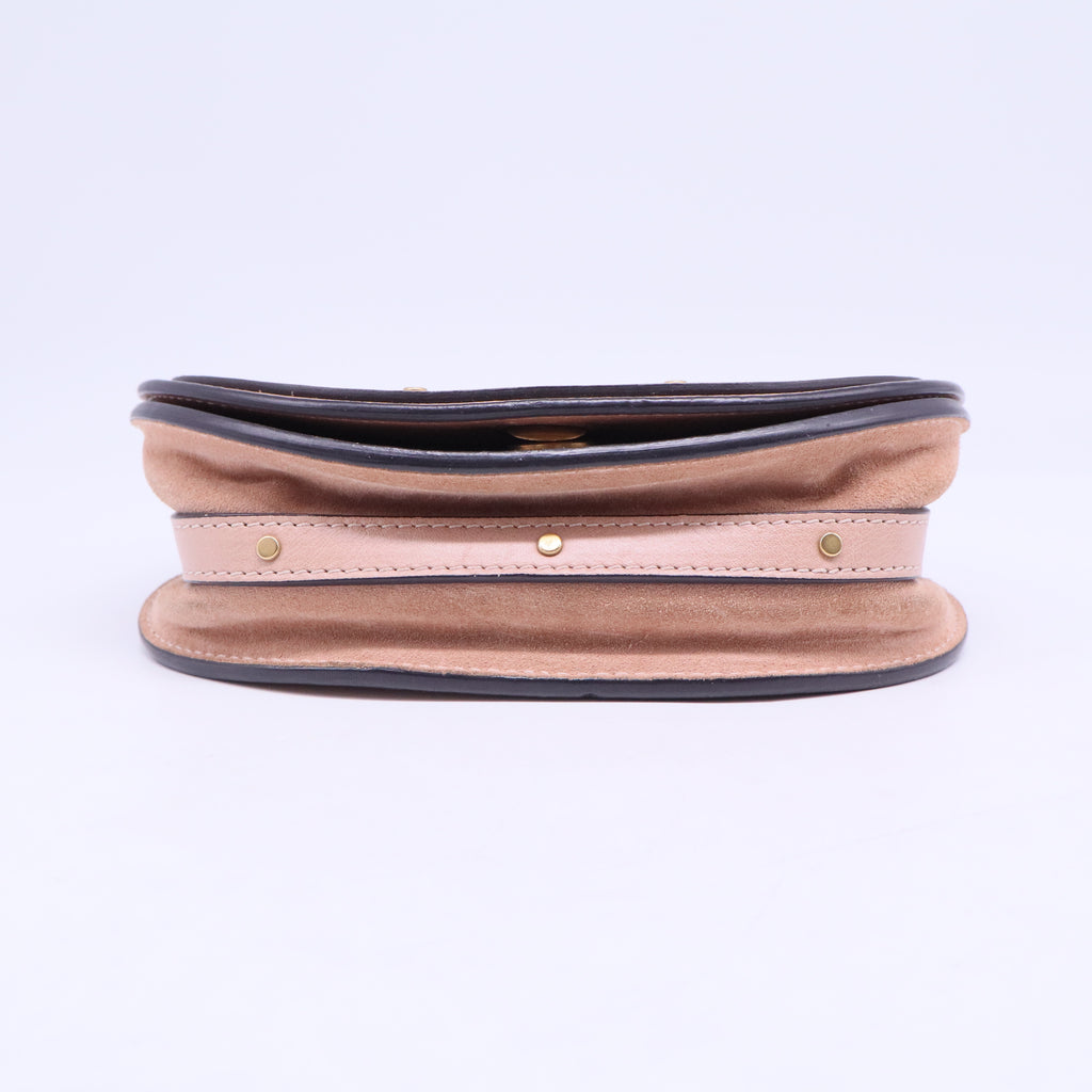 Calfskin Suede Small Nile Bracelet Bag Biscotti Beige Sold Out B20626
