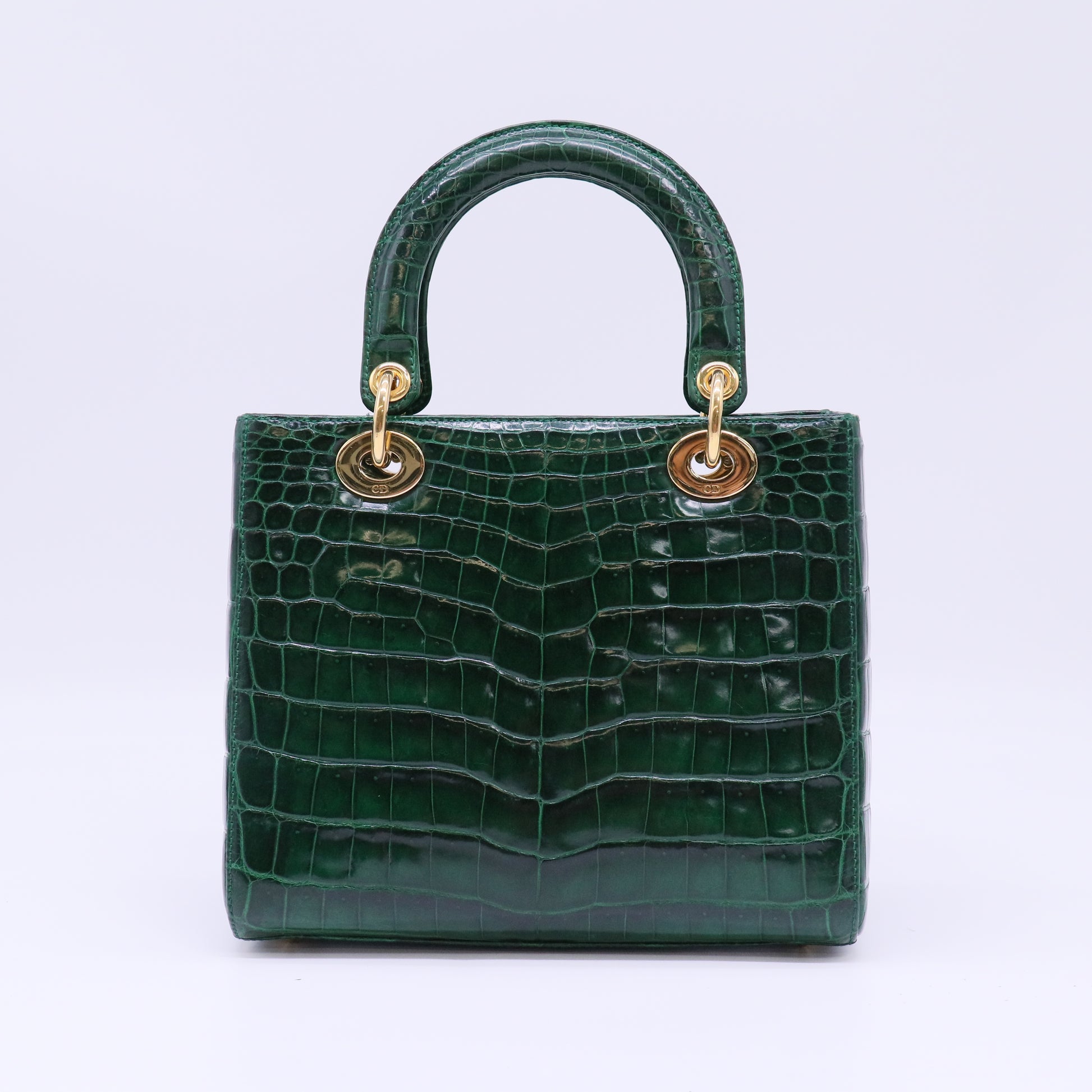 Christian Dior Crocodile Mini Lady Dior Bag Twins B22621