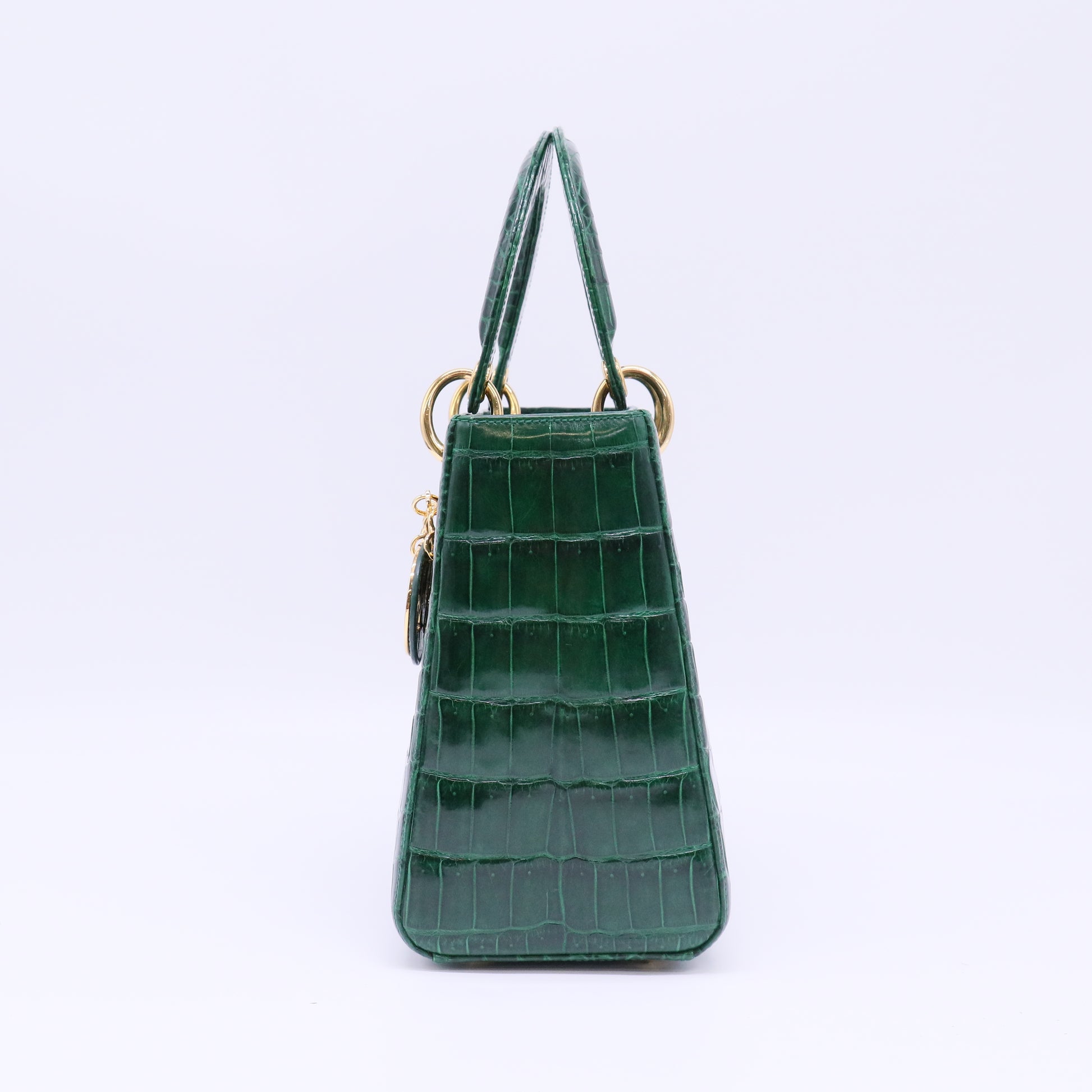 Christian Dior Crocodile Mini Lady Dior Bag Twins B22621