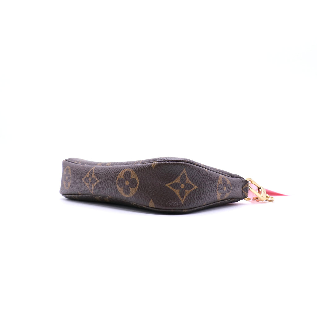 Louis Vuitton Monogram Coated Canvas Mini Accessories Pochette Bag twins LDJ3324
