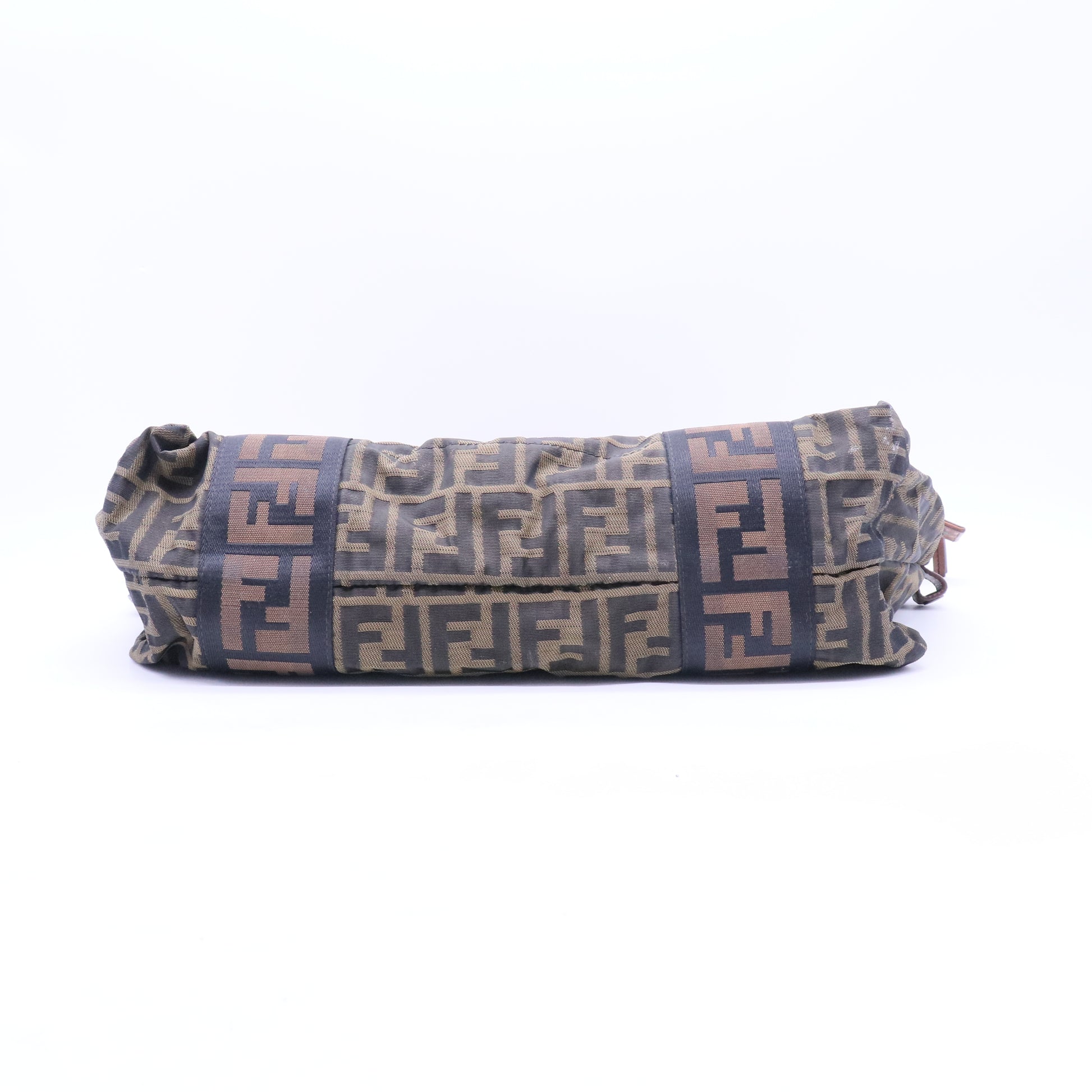 Zucca Vitello Patchwork Shoulder Bag Tobacco Sabbia B21471