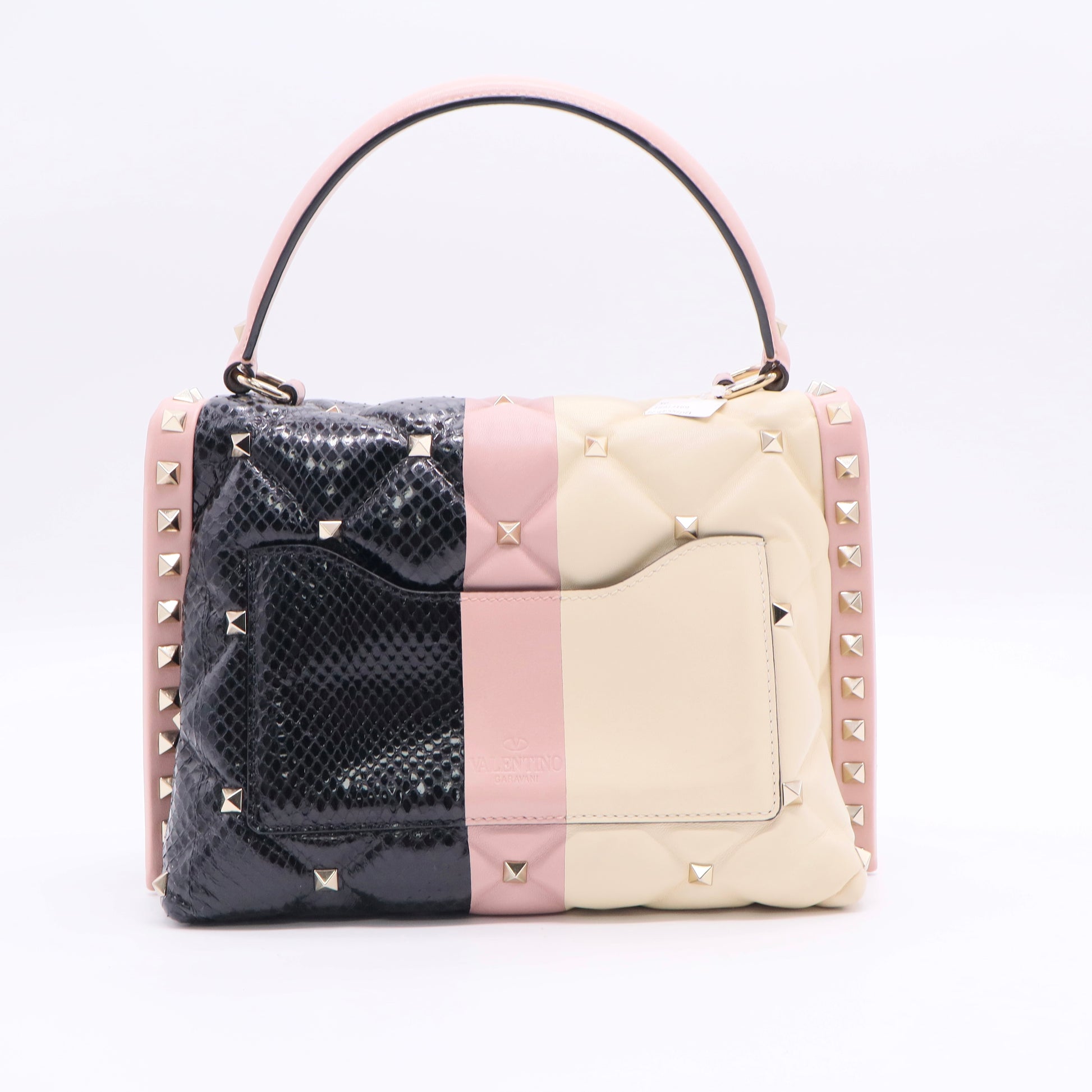 Valentino Garavani Top Handle Bag Quilted Leather